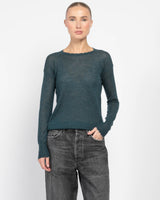 Sheer Crew Sweater