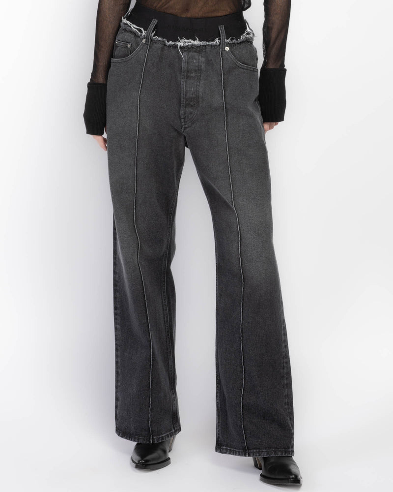 Denim Elastic Pants