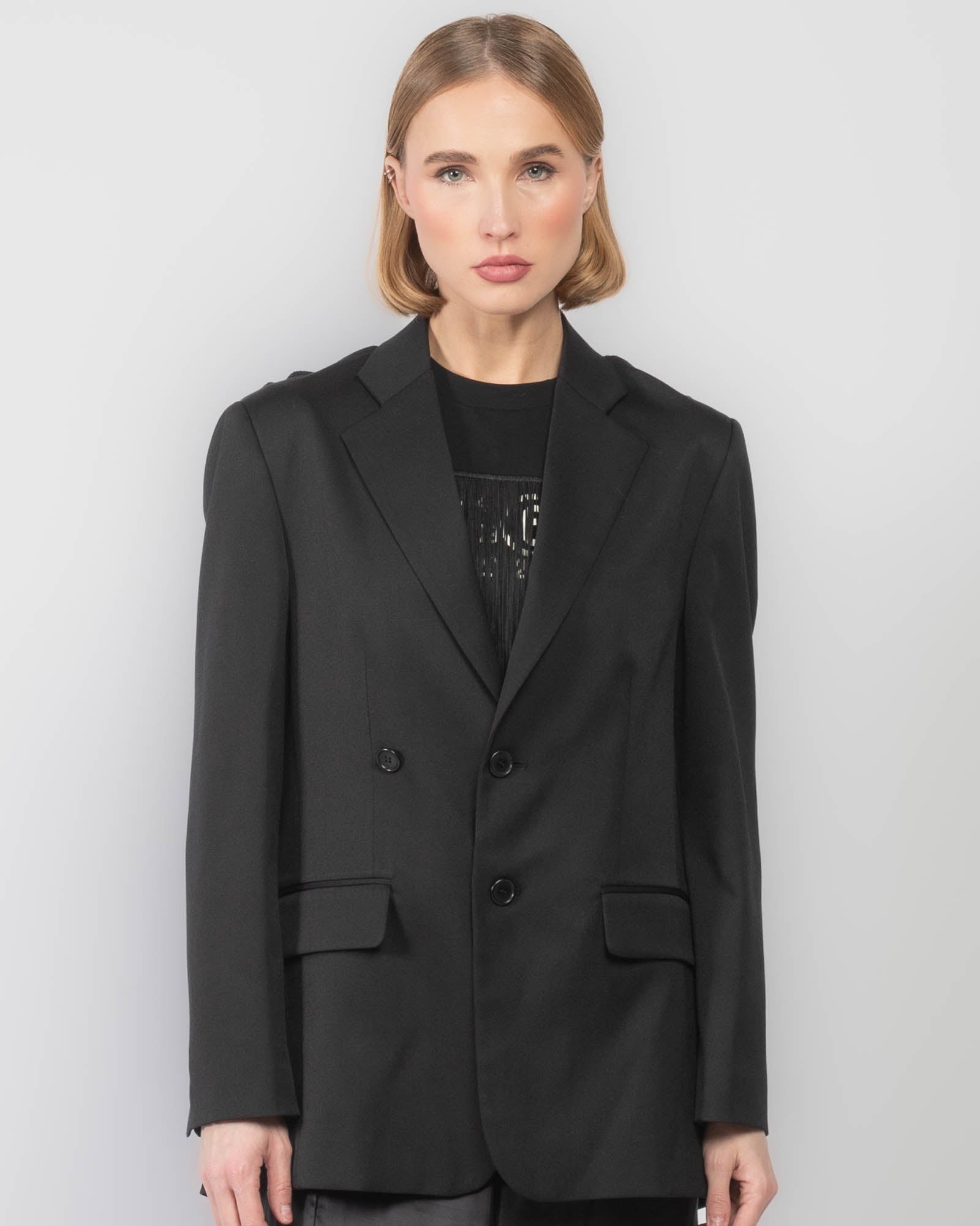 MNML HAUTE COUTURE ブラックジャケット DIEGO 10 1-S52BN0138-S47848-900-905339-