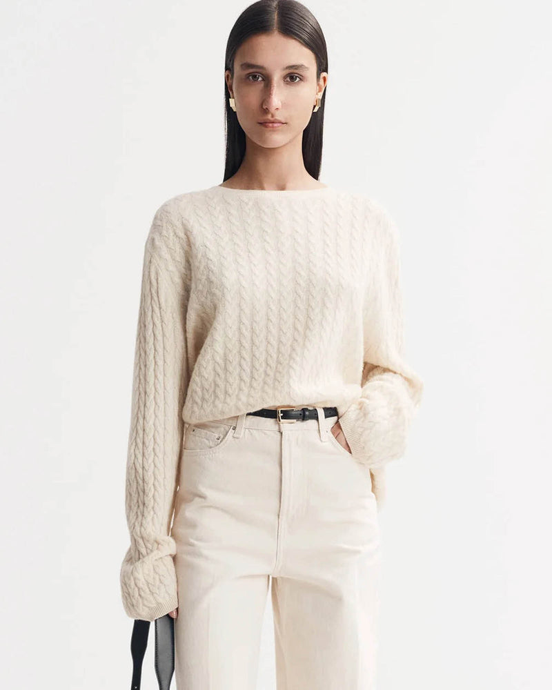 Oversized Cable Knit Sweater