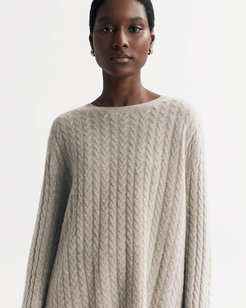 Oversized Cable Knit Sweater