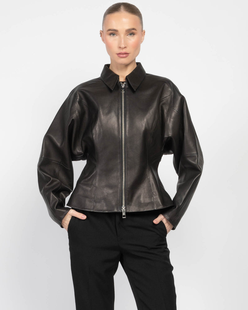 Fitted Leather Jacket