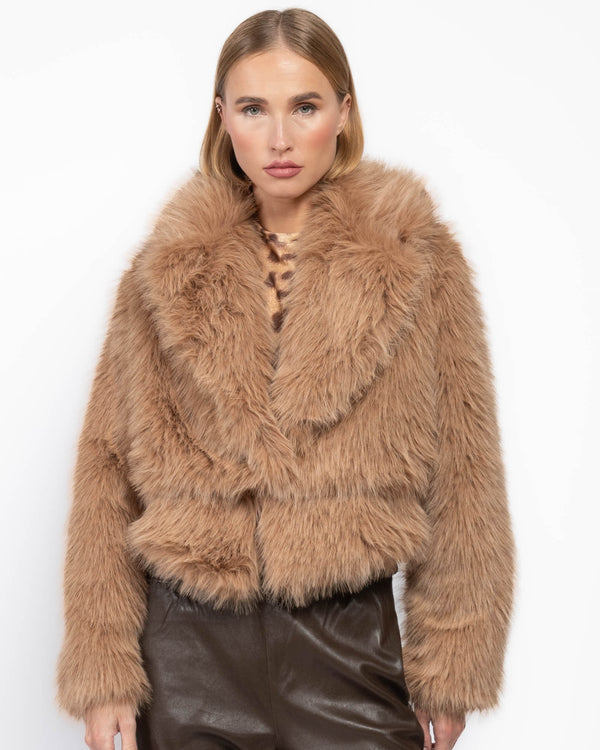 Faux Fur Bomber Jacket