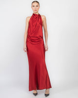Halter Drape Dress
