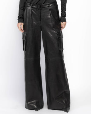 Pantalon de survêtement en cuir