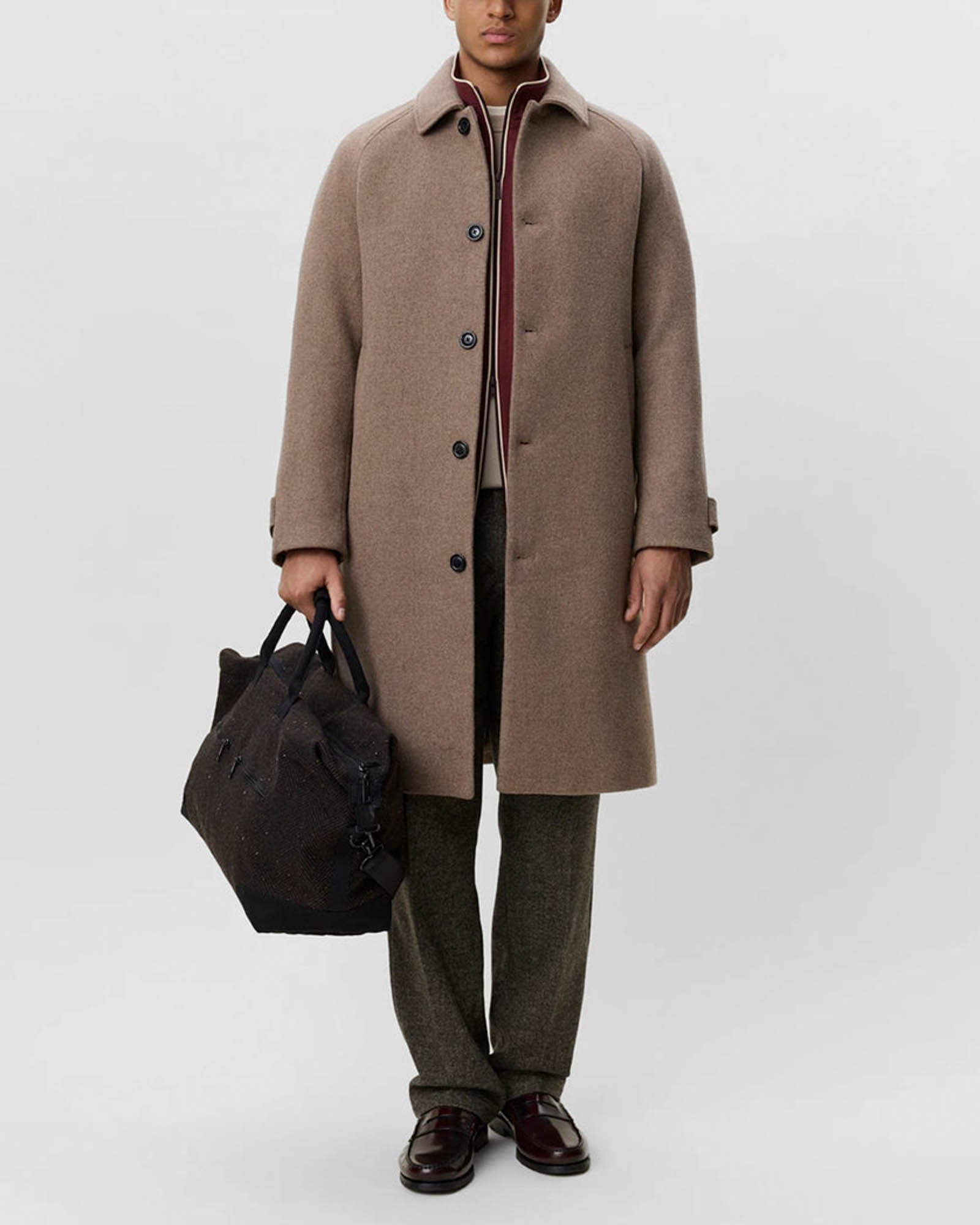 Solid Wool Coat