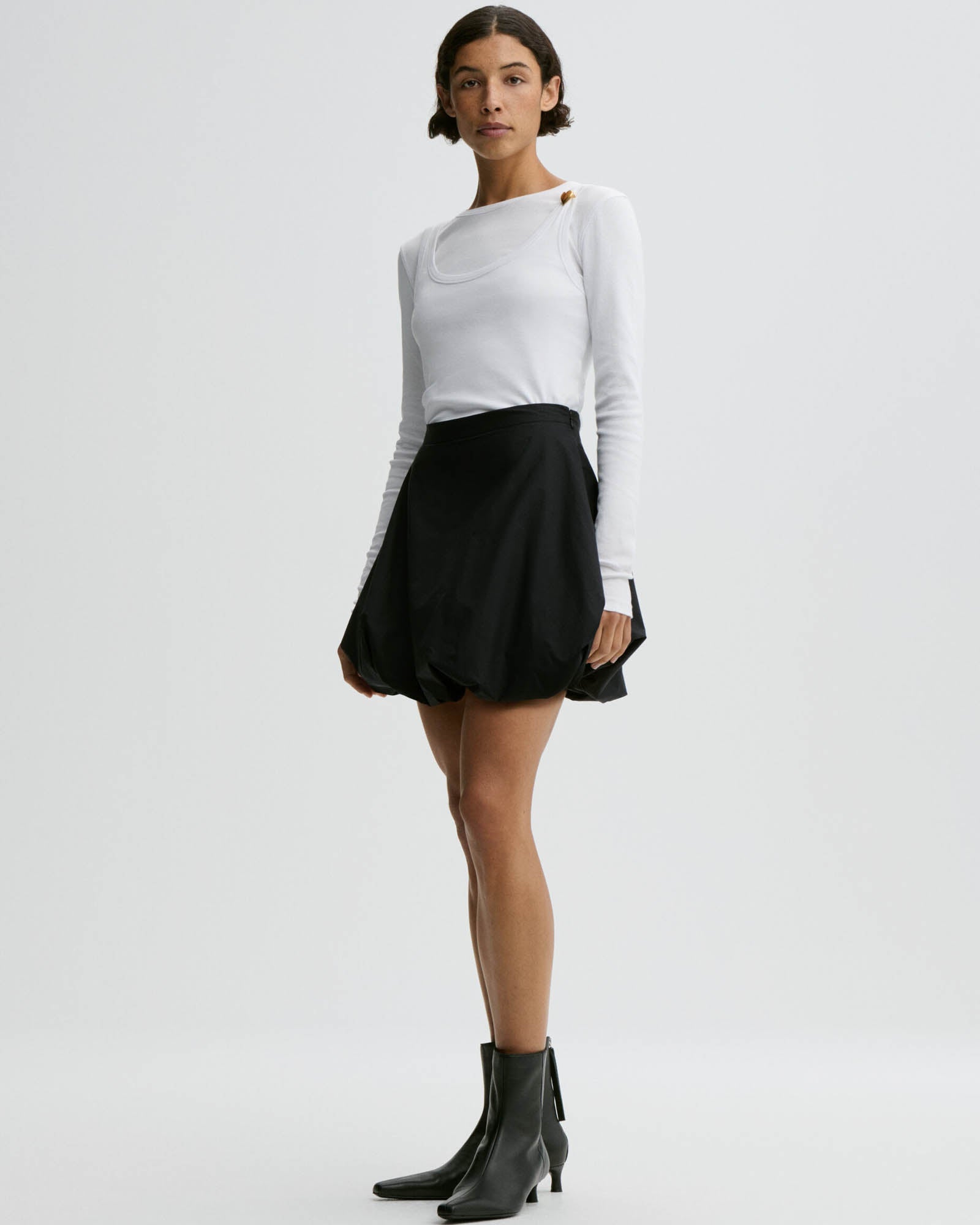 Brey Organic Cotton Mini Skirt