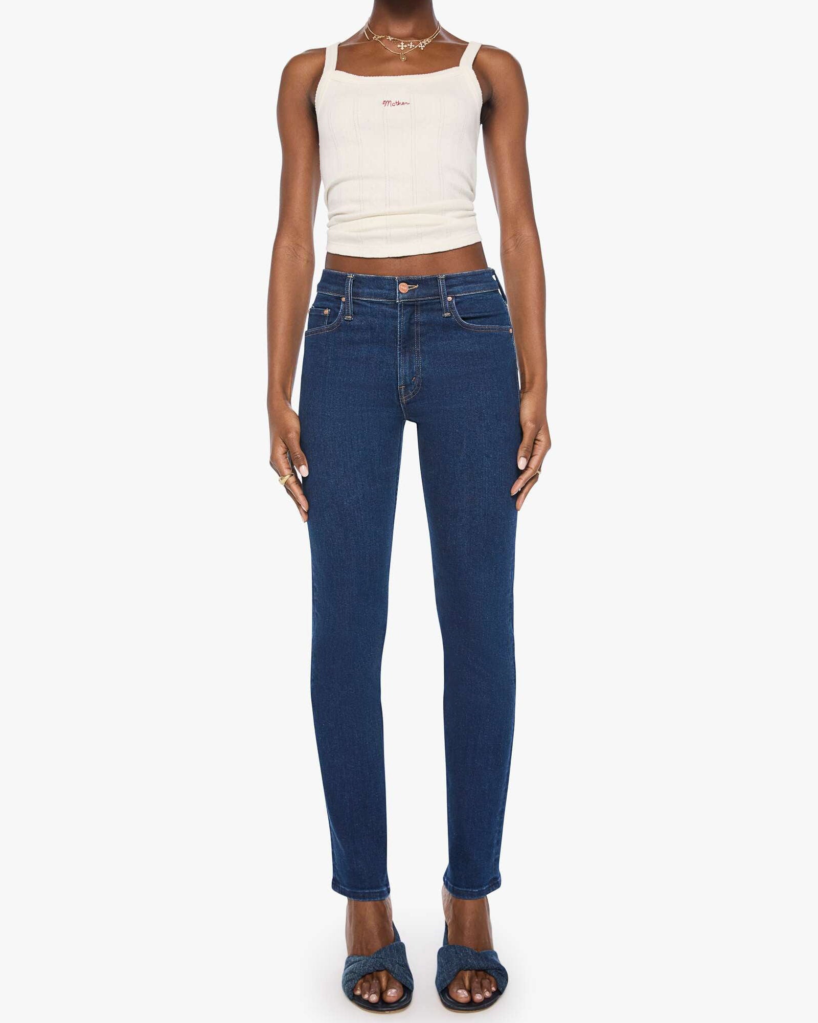 Mid Rise Rider Skimp Jean
