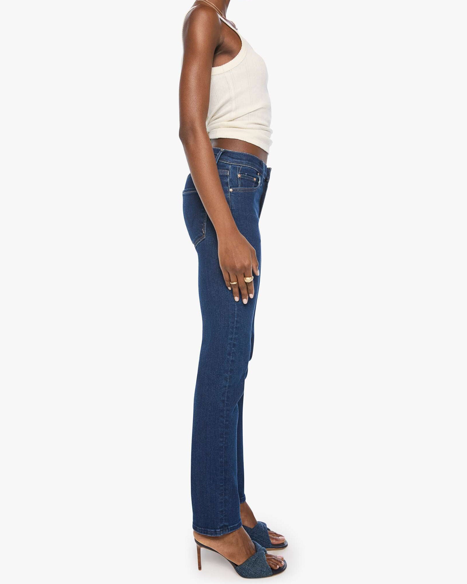 Mid Rise Rider Skimp Jean