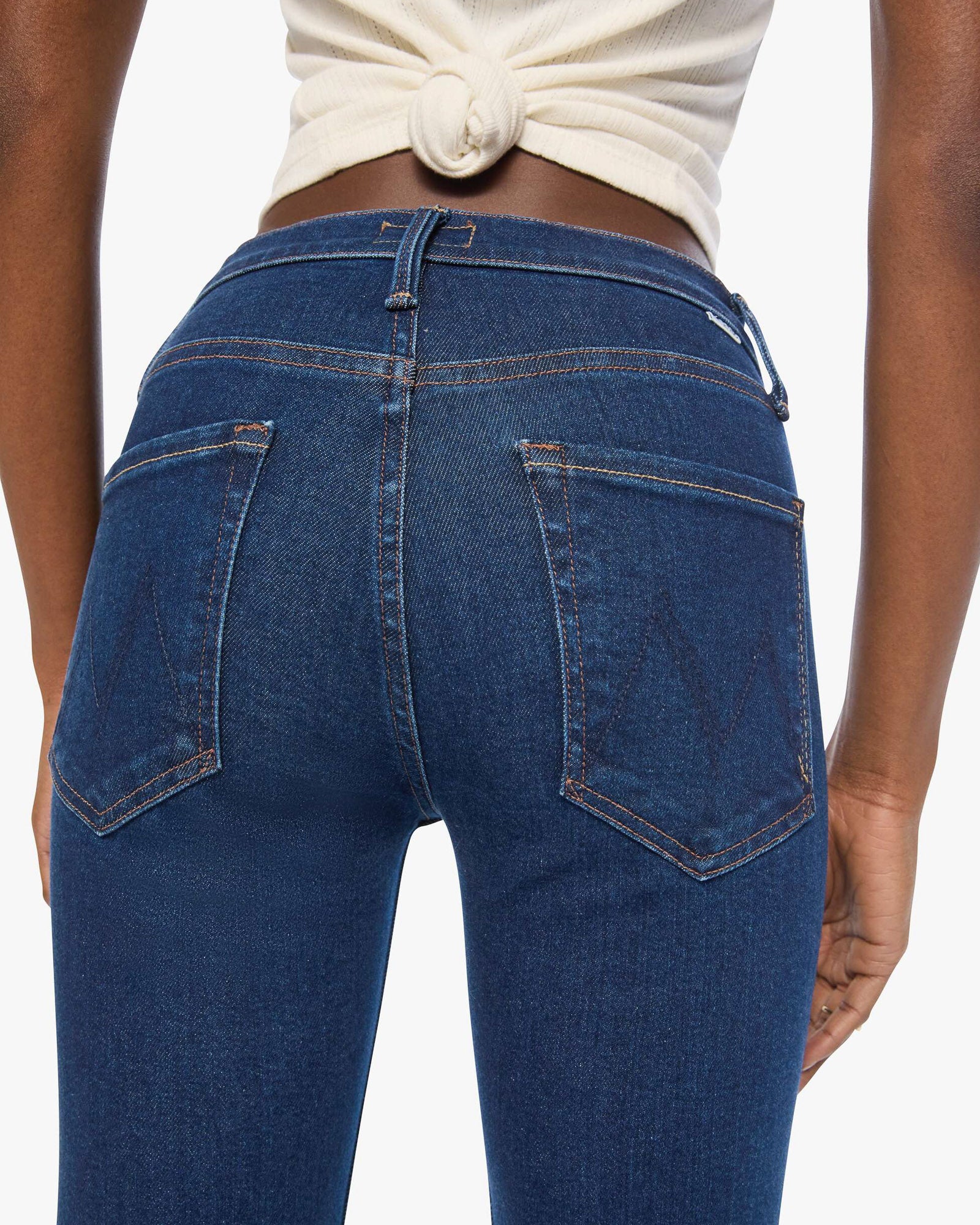 Mid Rise Rider Skimp Jean