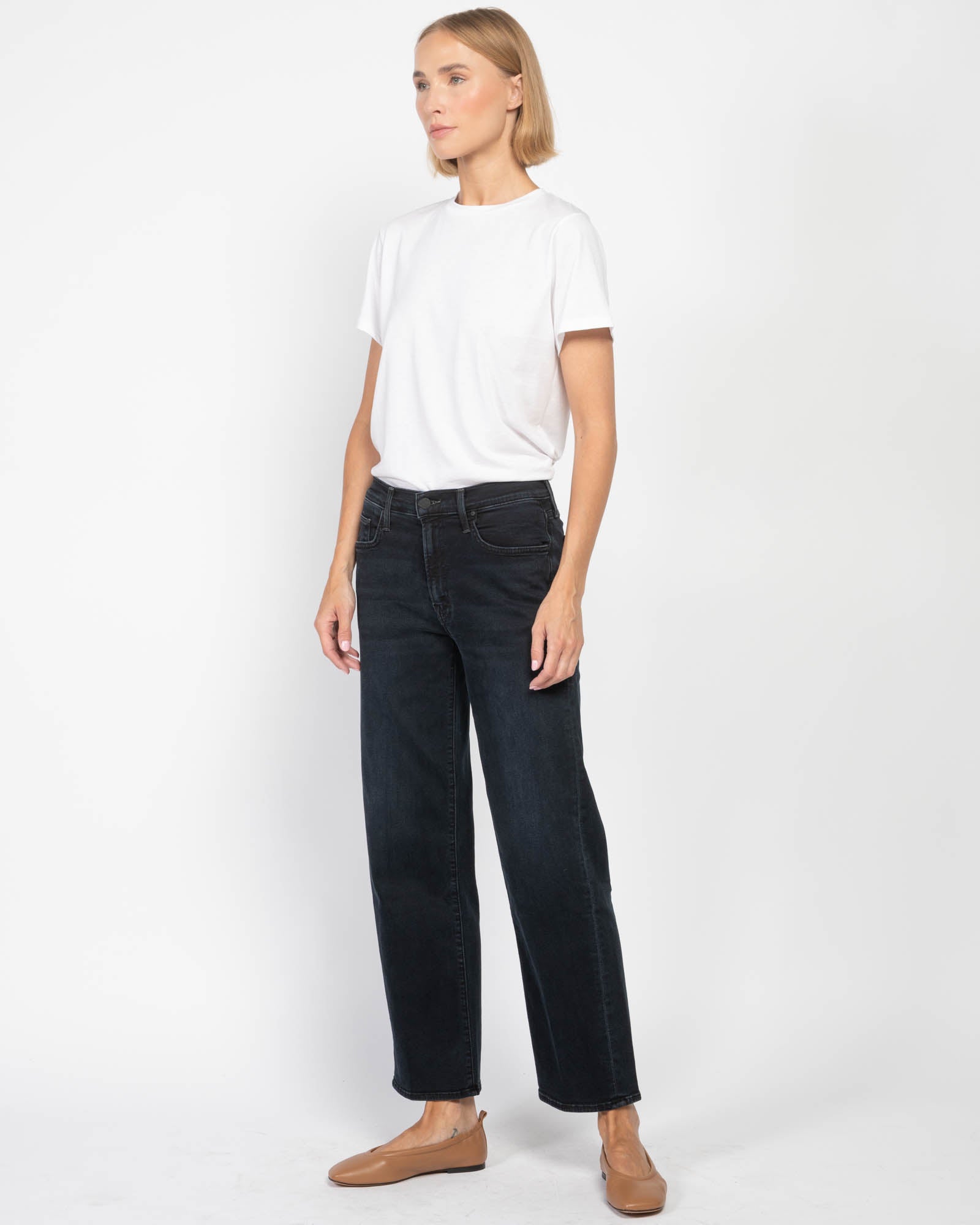 MOTHER Mid Rise Rambler Zip Jeans
