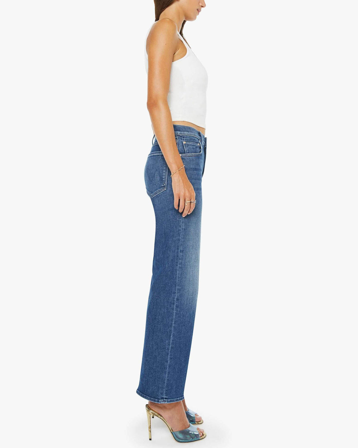 MOTHER Rambler Zip Jean