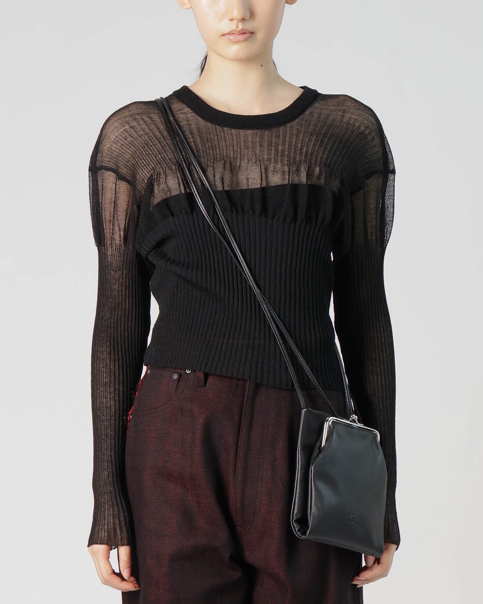 Metal Clasp Necklace Bag