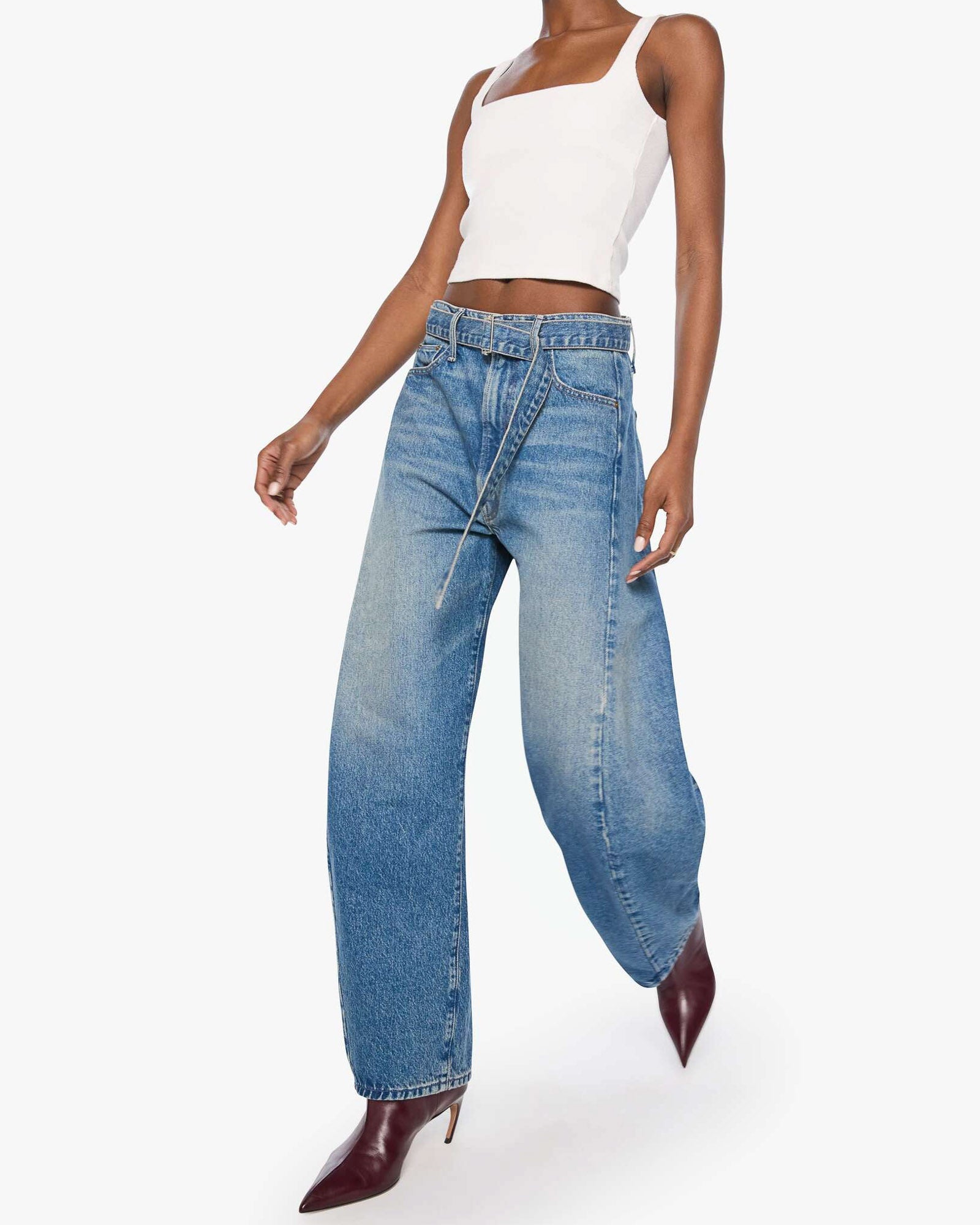 Belted Spoonful Nerdy Jean