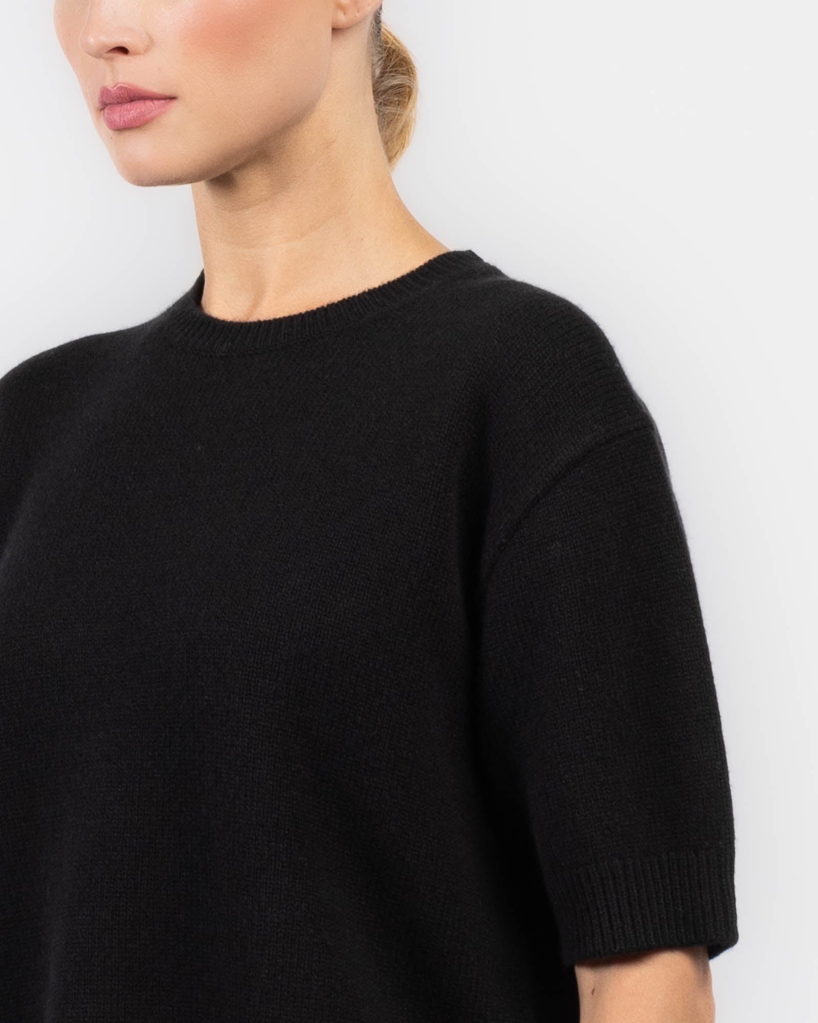 Crop Cashmere Tee