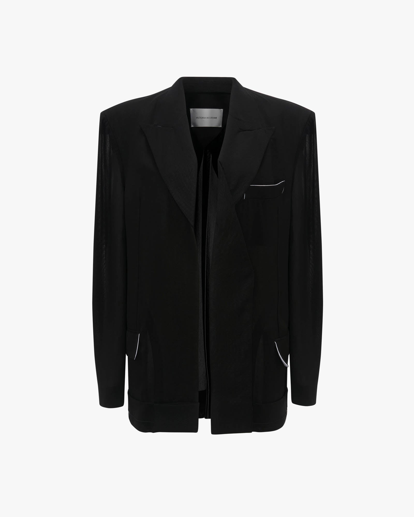 Fold Detail Tailored Jacket