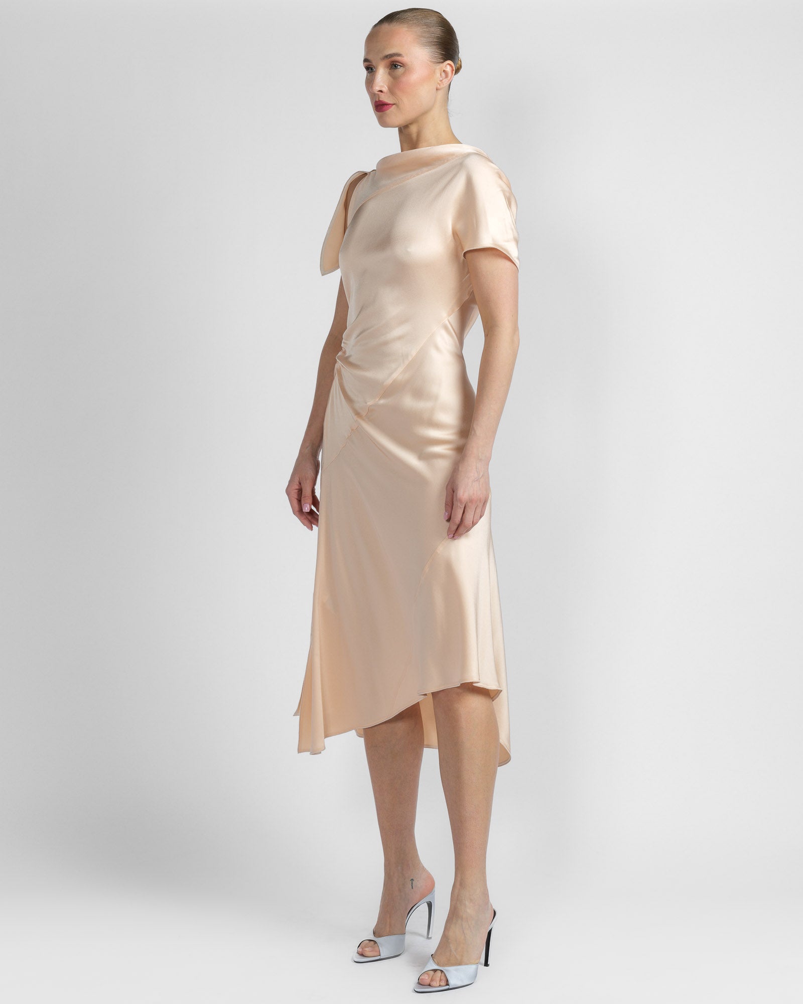 Asymmetric Twist Dress