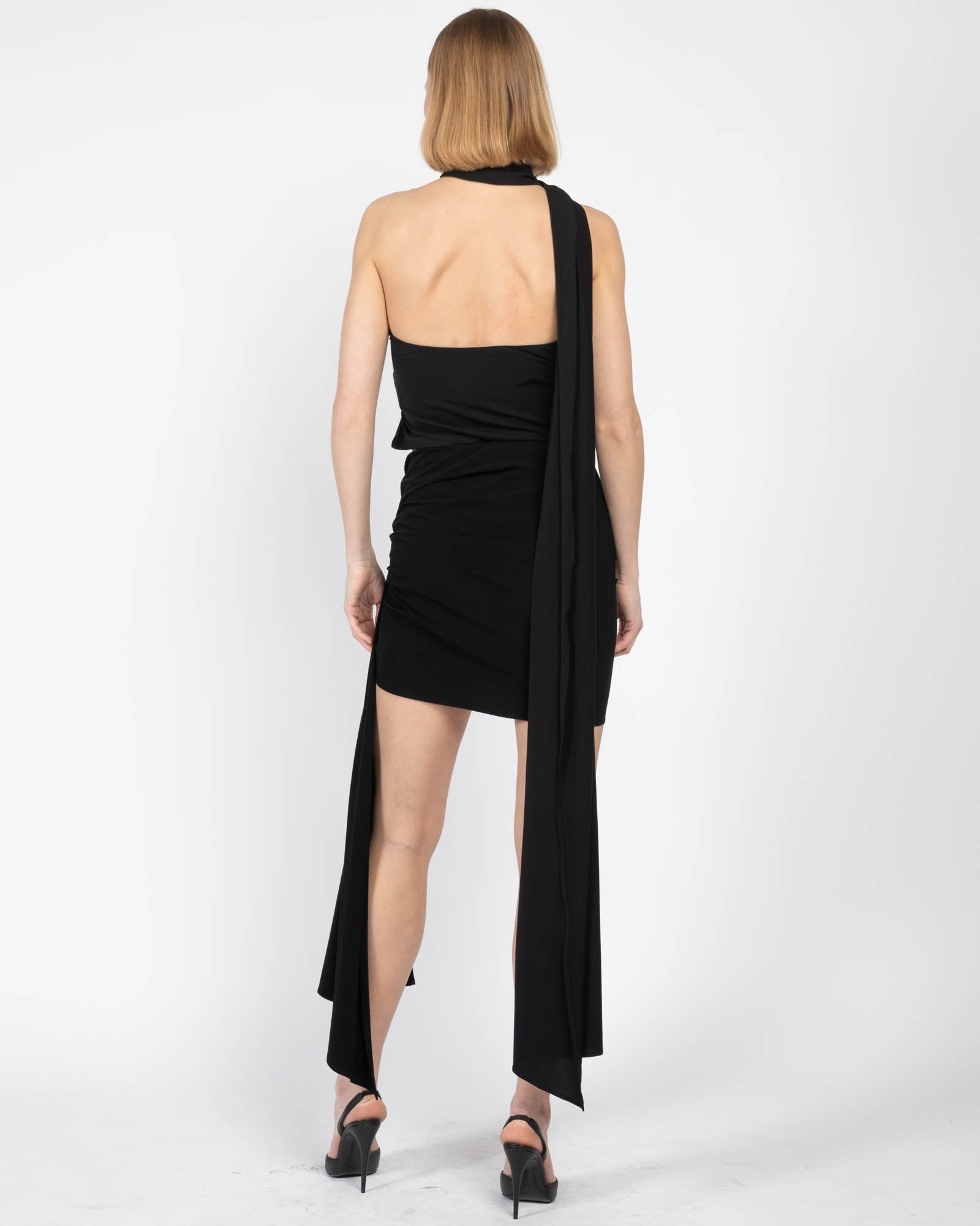 Jersey Wrap Neck Top