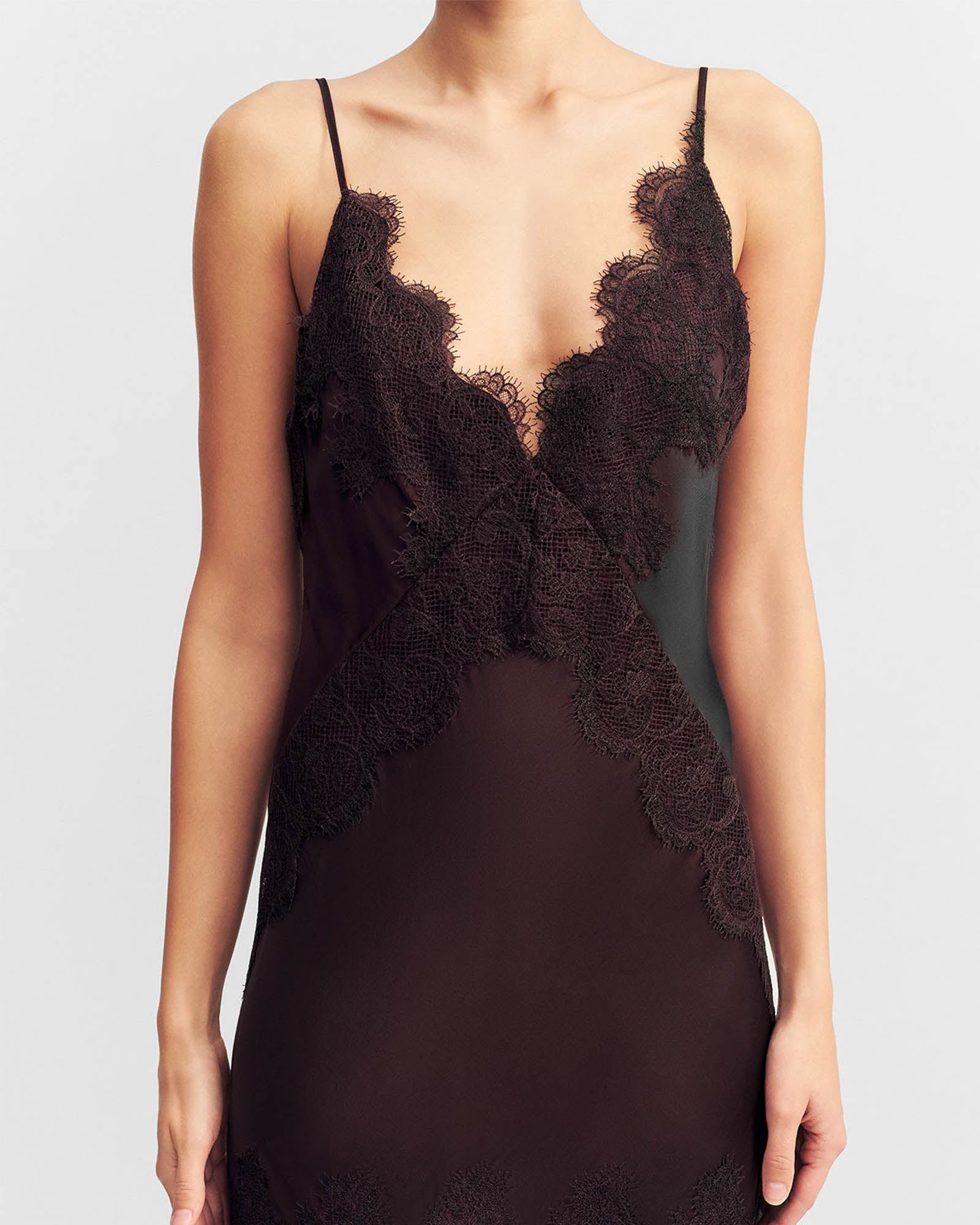 Simona Lace Slip Dress