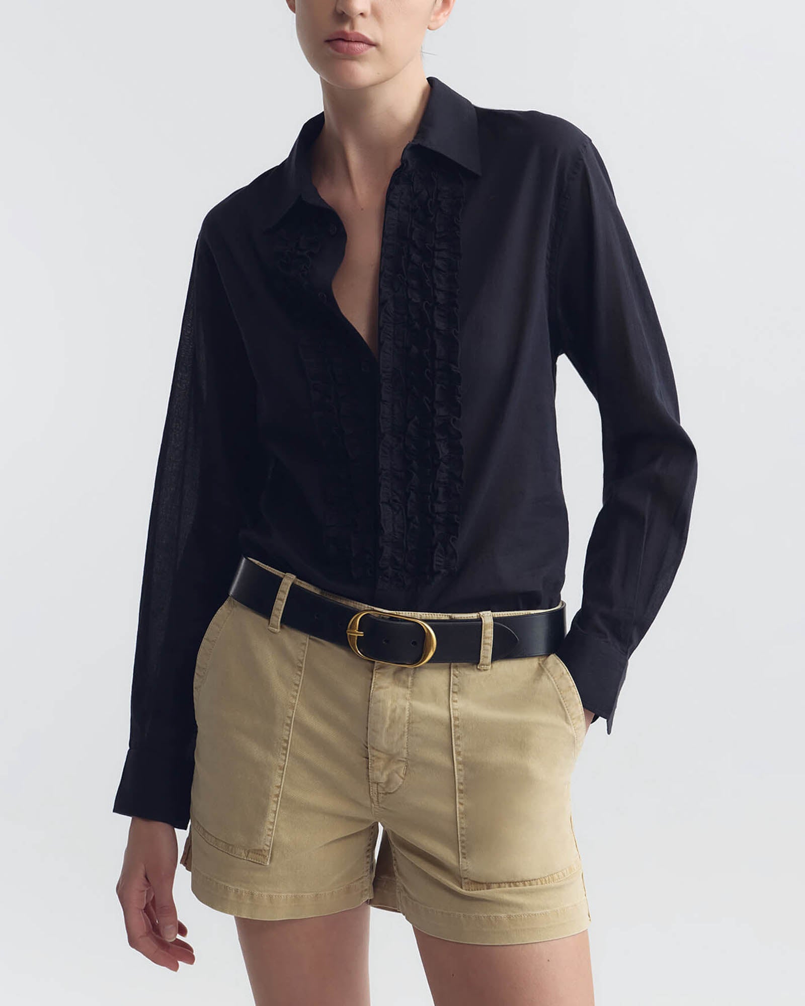 Nathael Ruffle Shirt