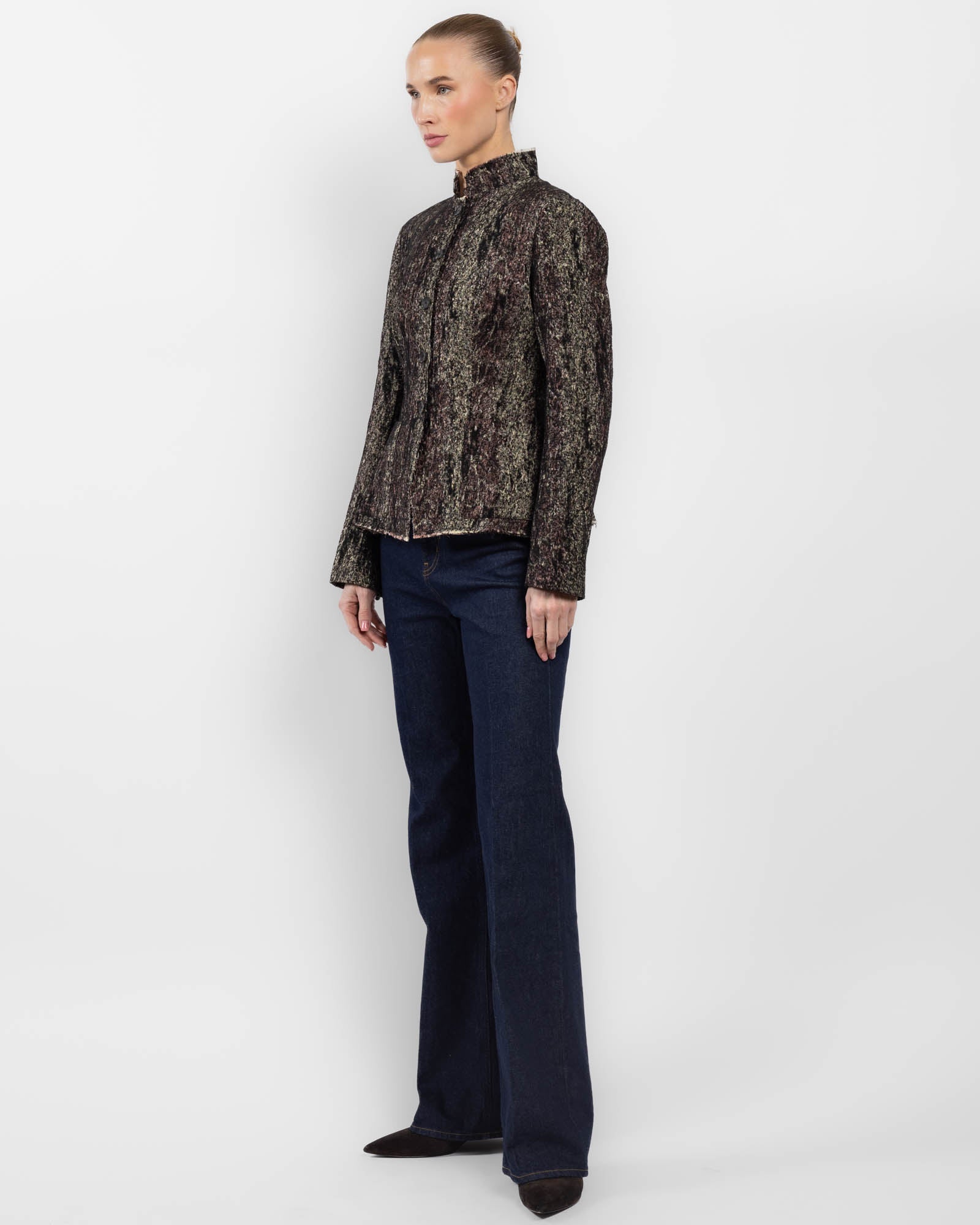 Veste slim en jacquard