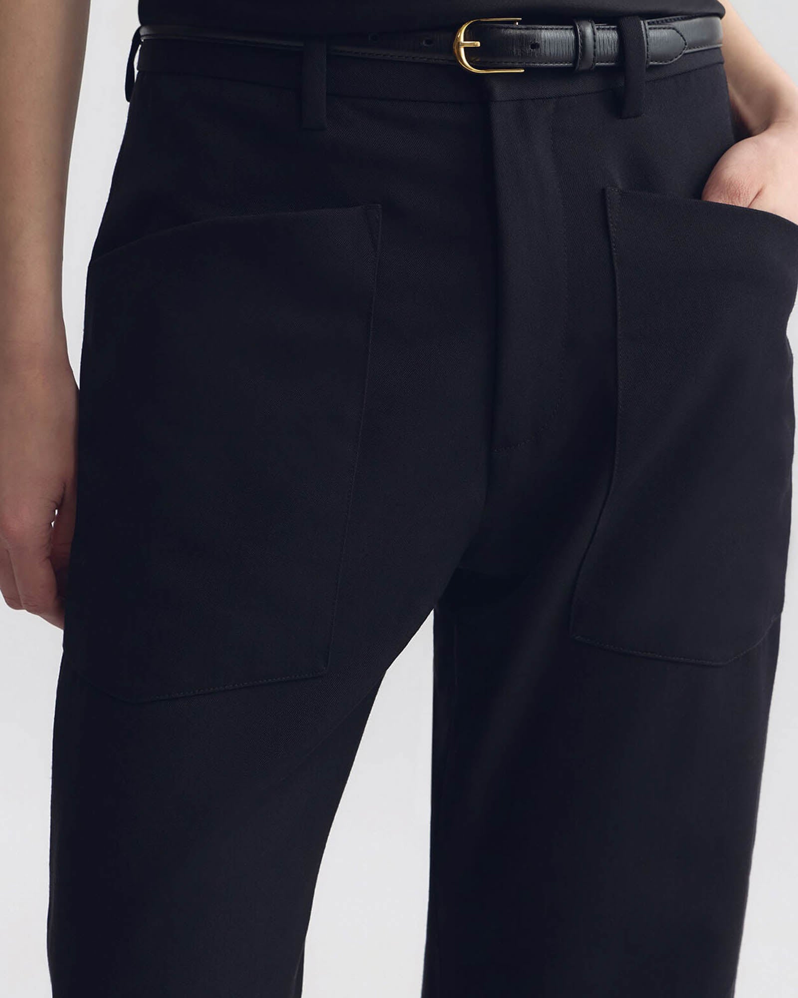 Pantalon en laine Shon