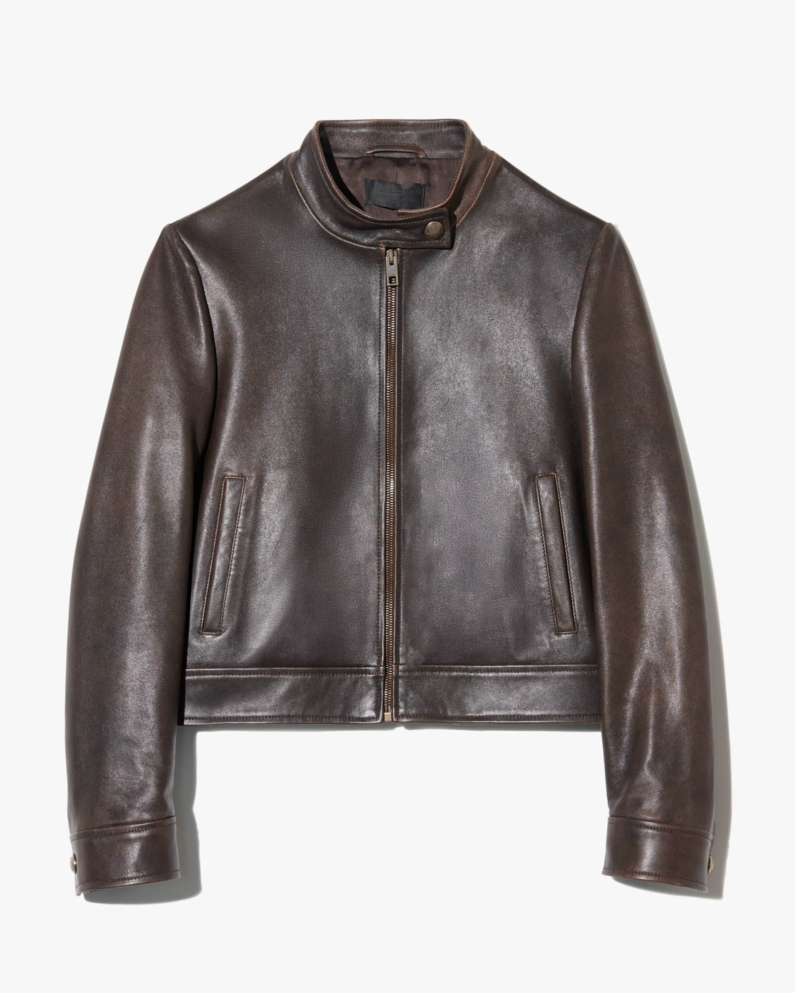 Nico Shrunken Leather Jacket