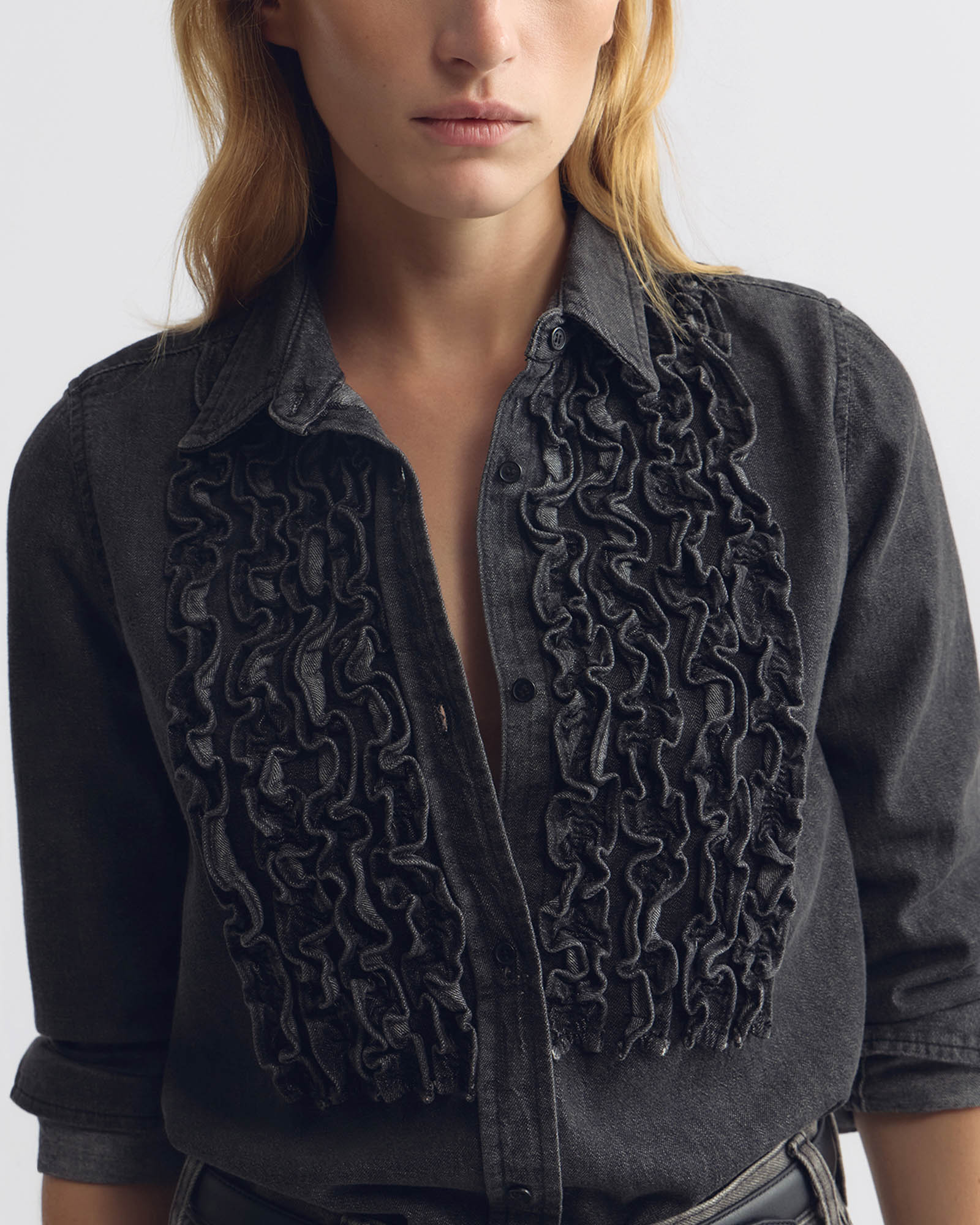 Emilie Ruffle Shirt