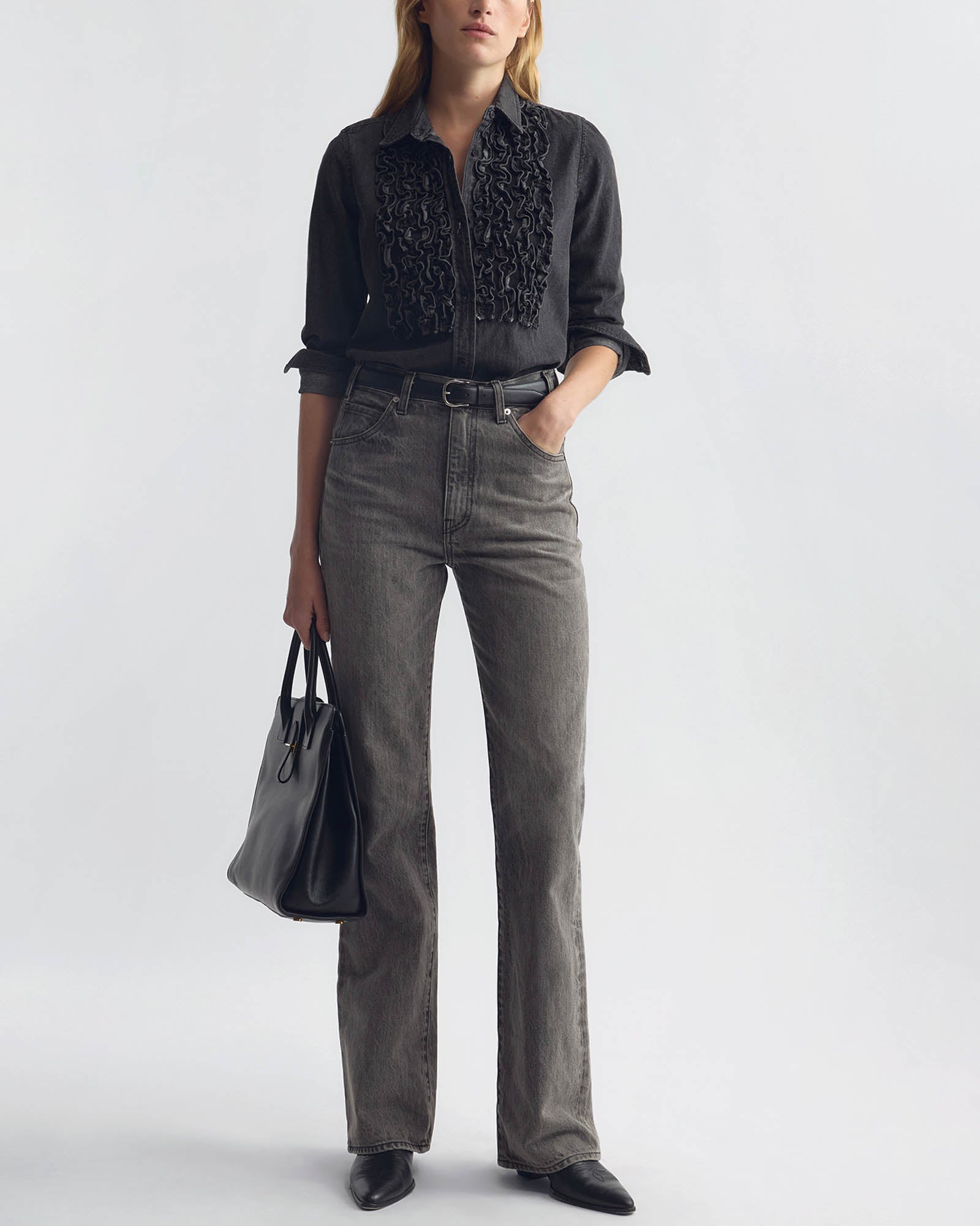 Emilie Ruffle Shirt