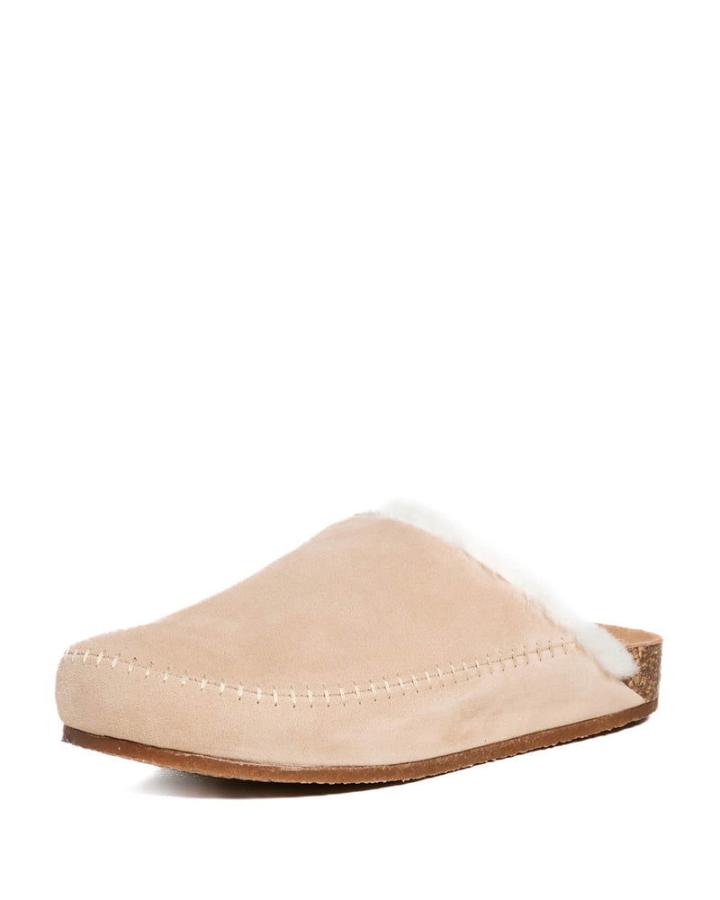 Shearling Lined Moc Clogs