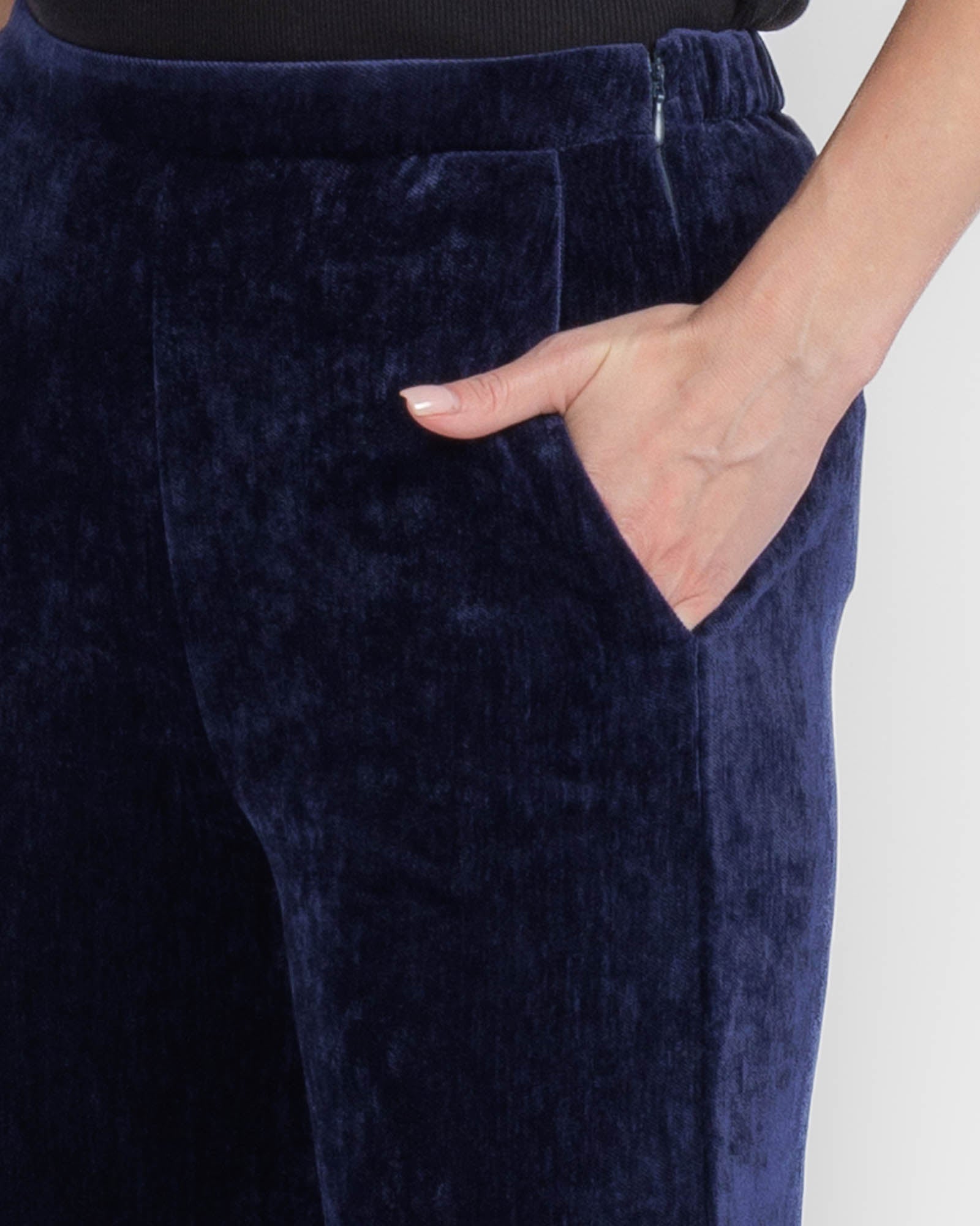 Velvet High Waist Pants