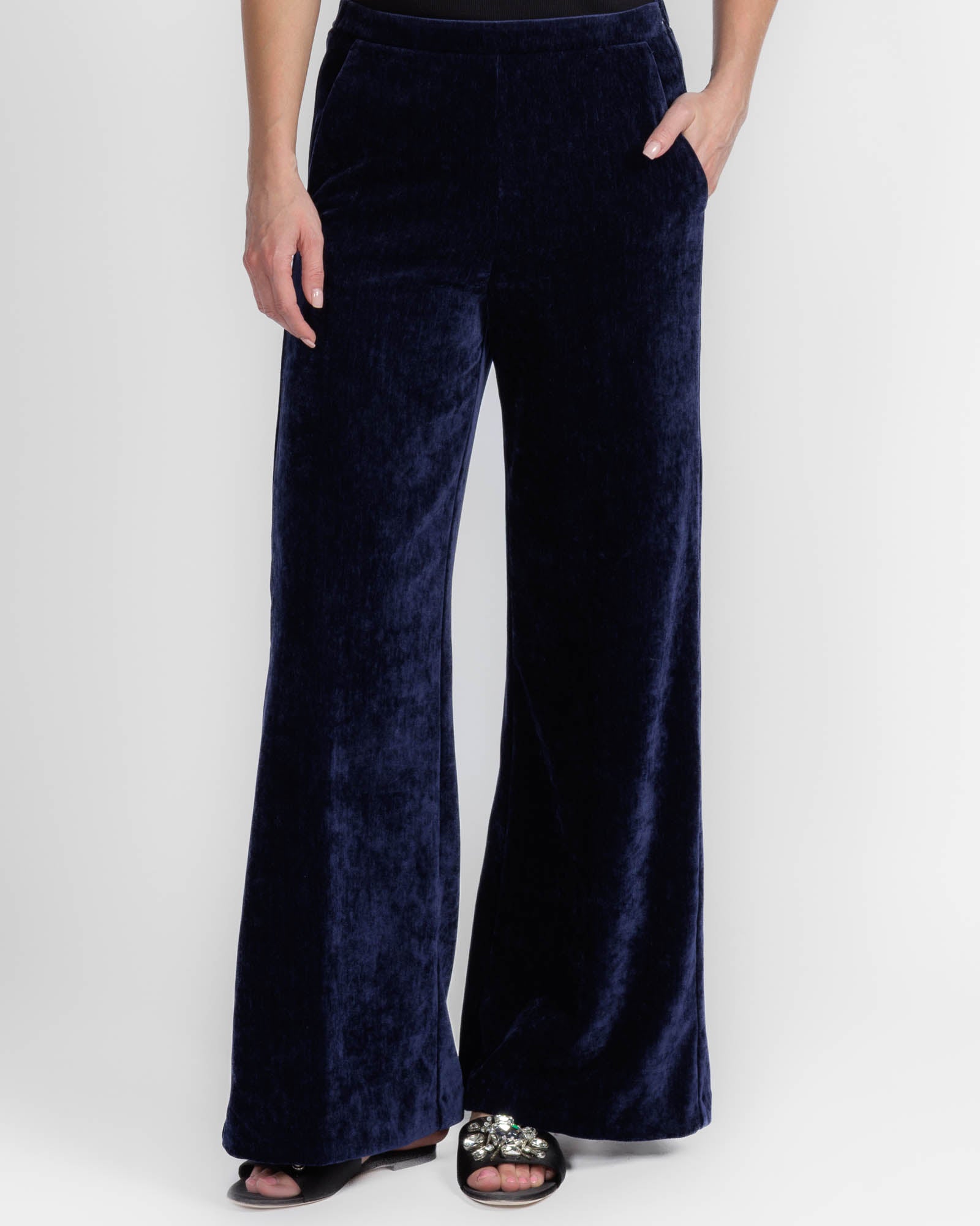 Velvet High Waist Pants