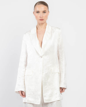 Back Tie Collar Jacket