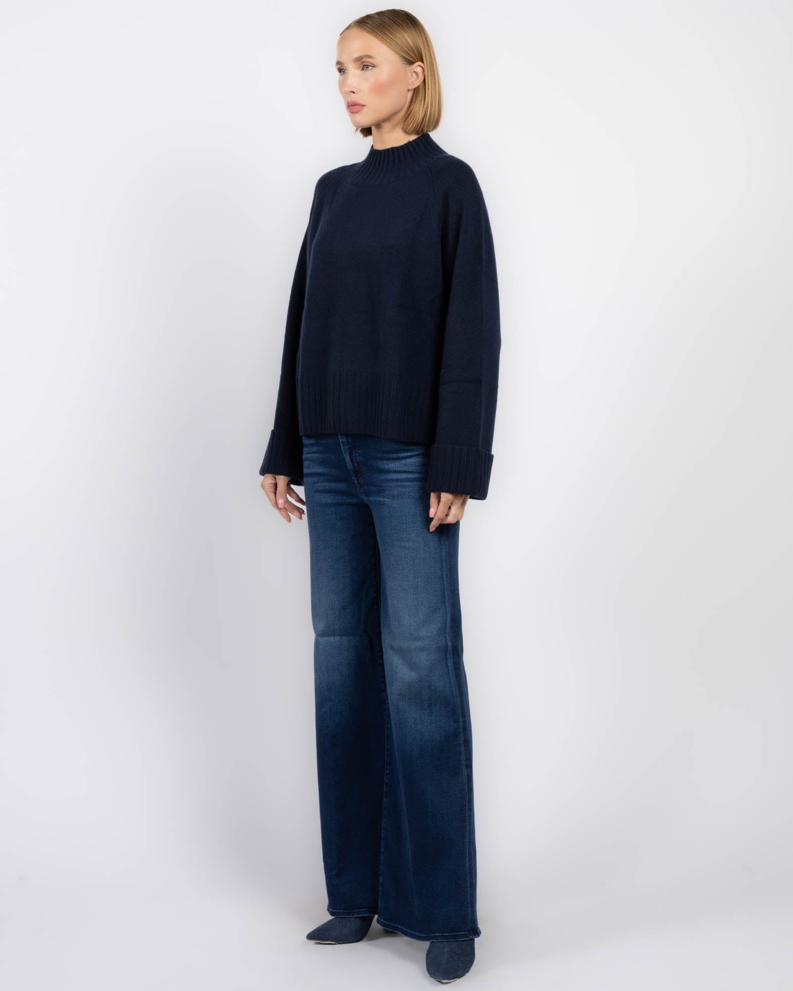 6 Ply Boxy Neck Sweater