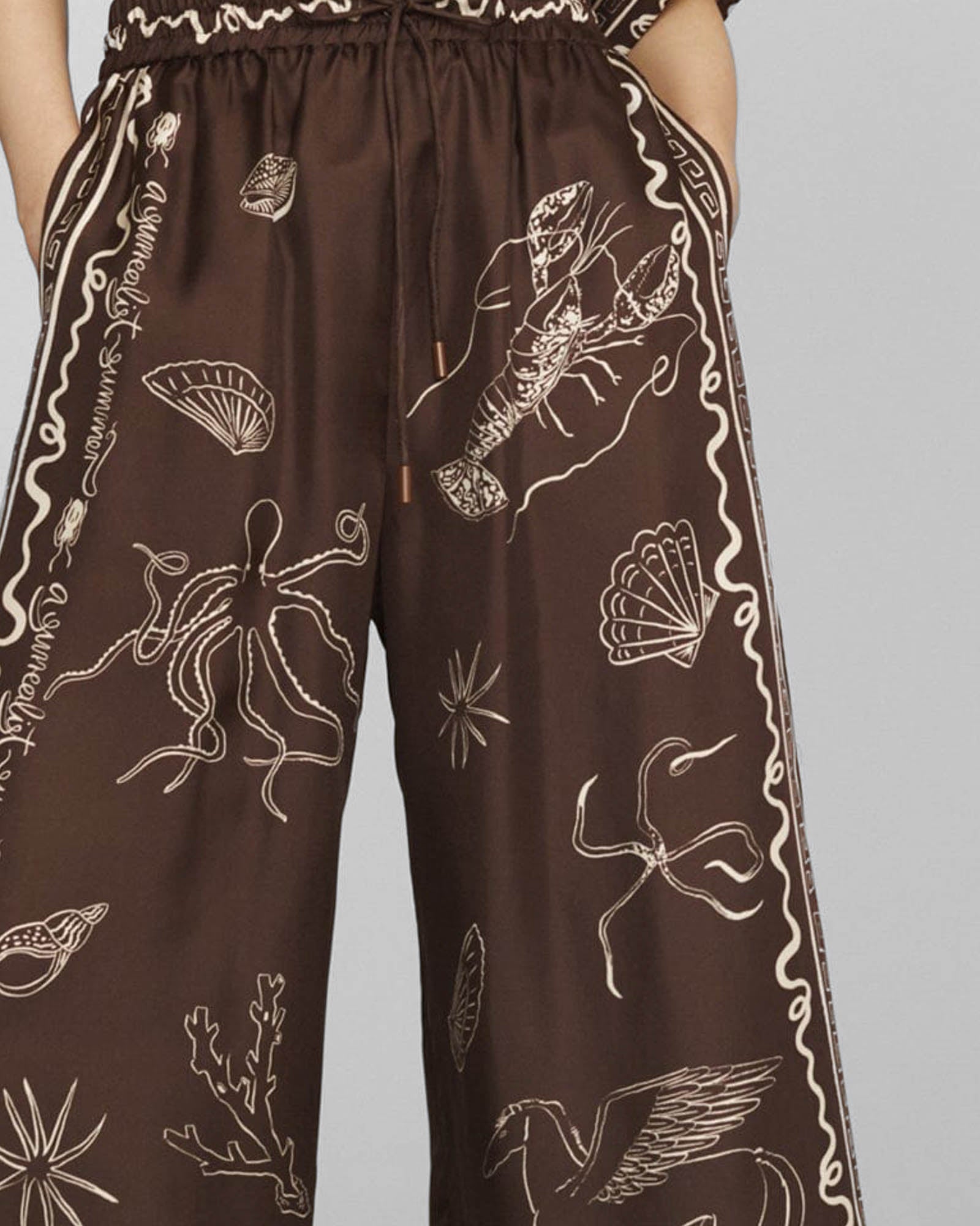 ALEMAIS Sammy Silk Pants