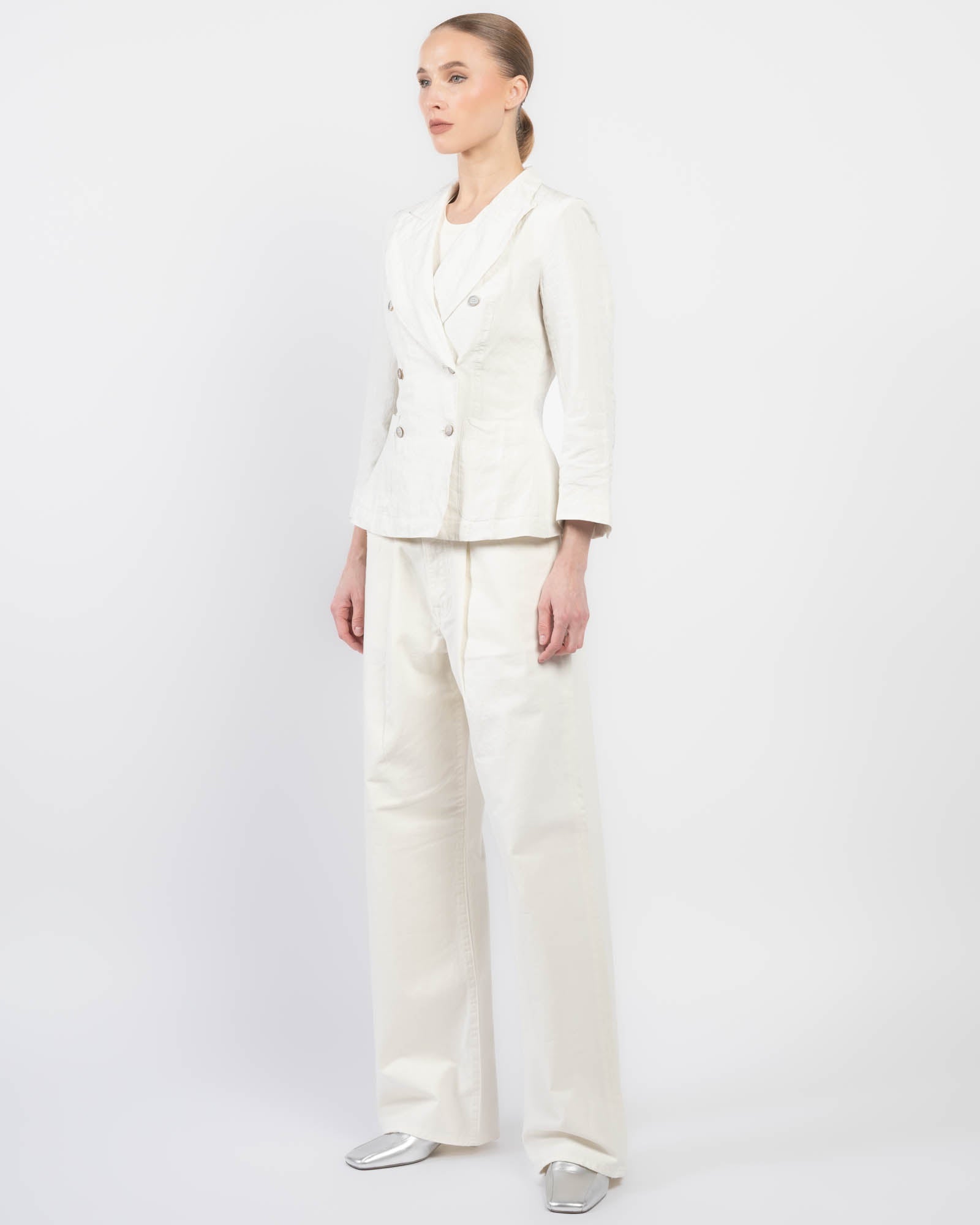 3/4 Sleeve Waist Jacket