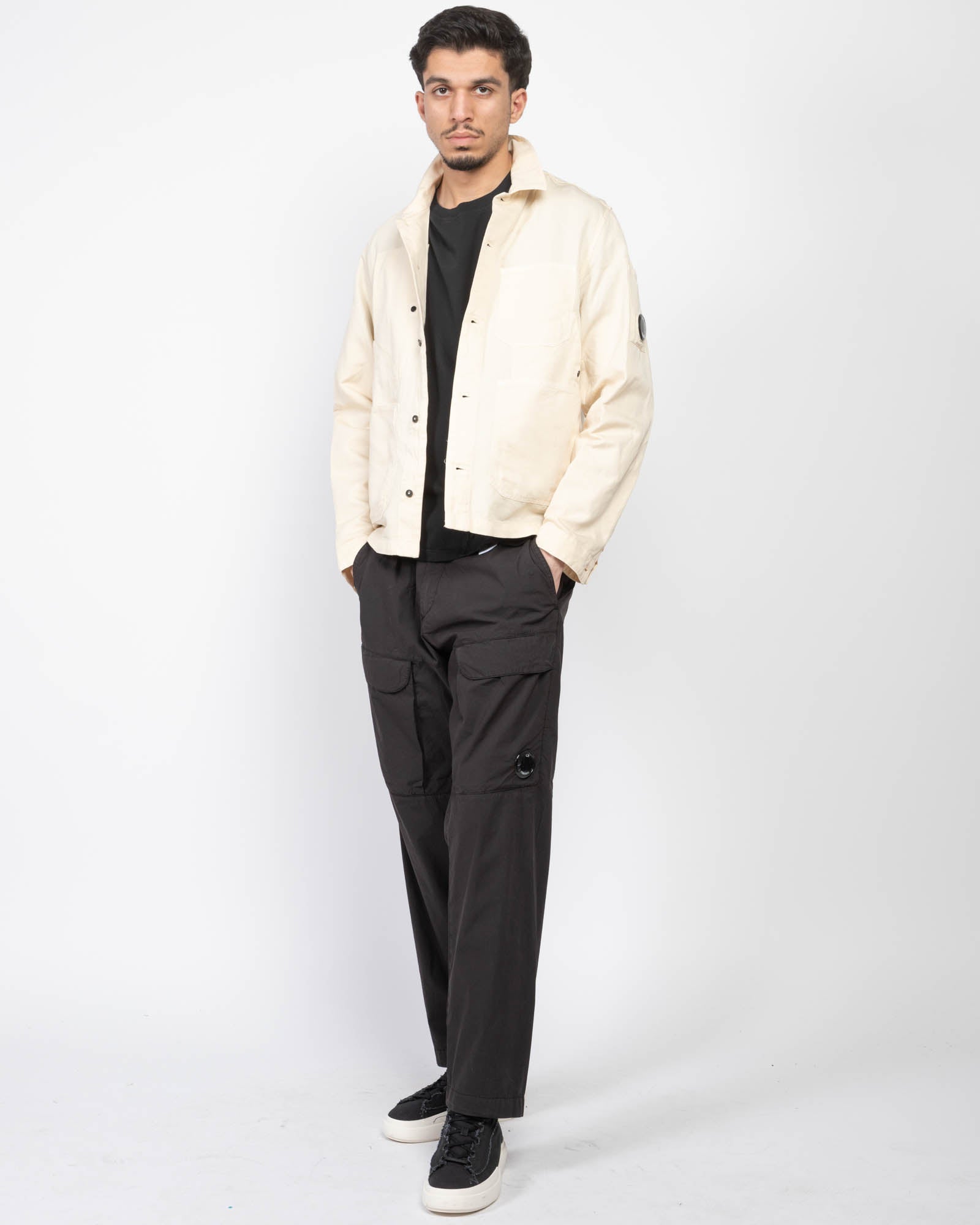 CP COMPANY Cotton-Linen Overshirt
