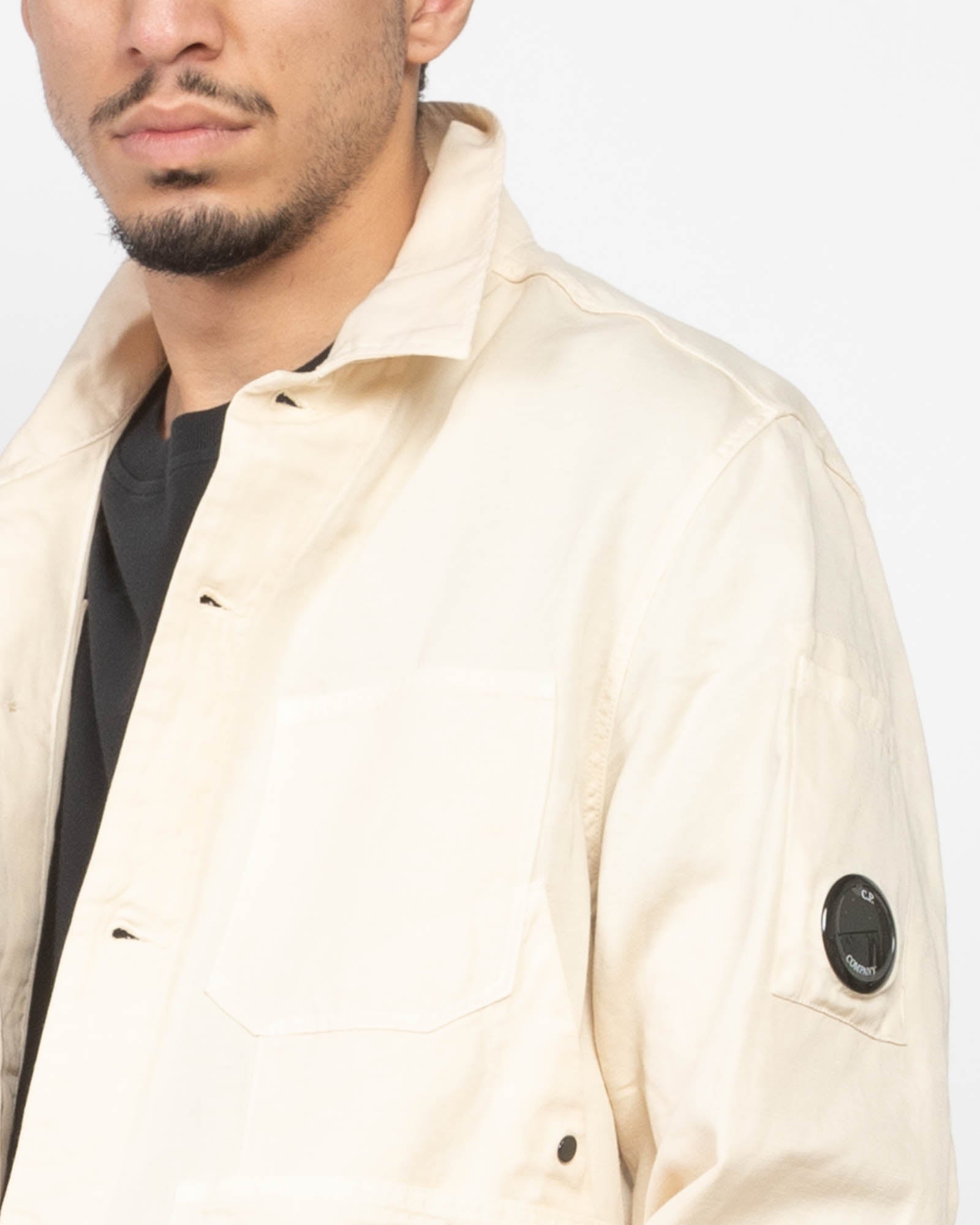 CP COMPANY Cotton-Linen Overshirt