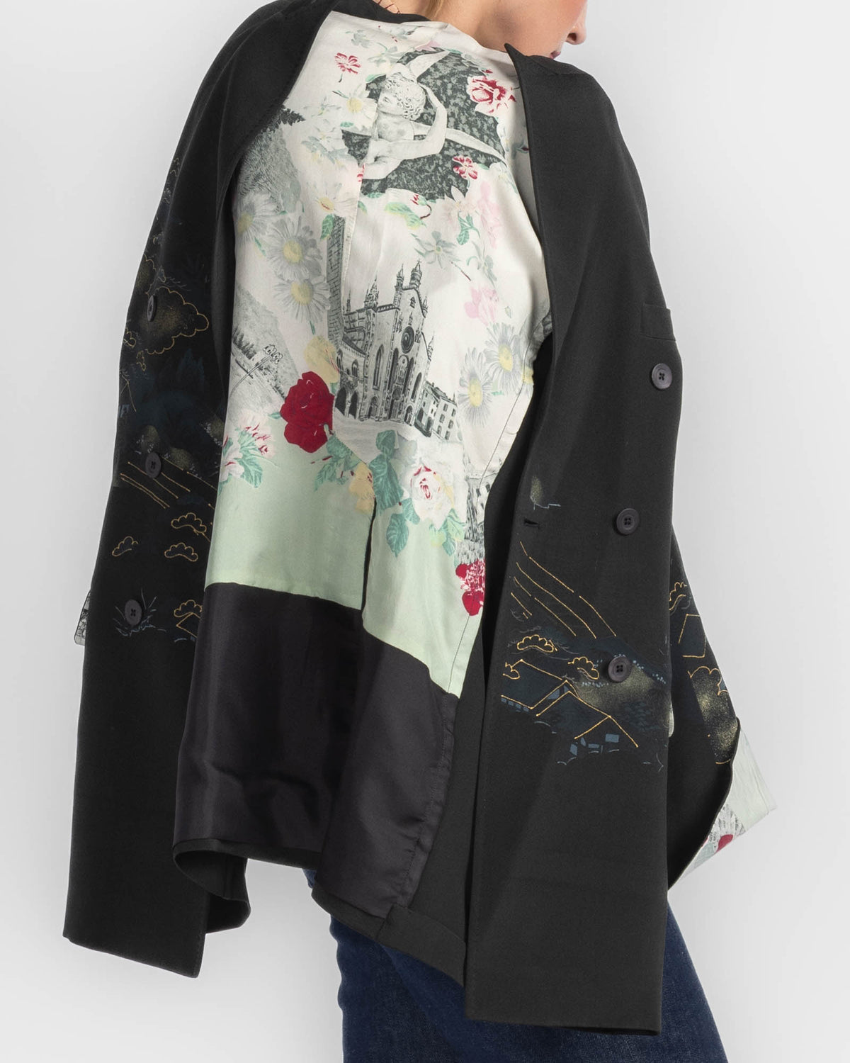 Overdye Kimono Jacket