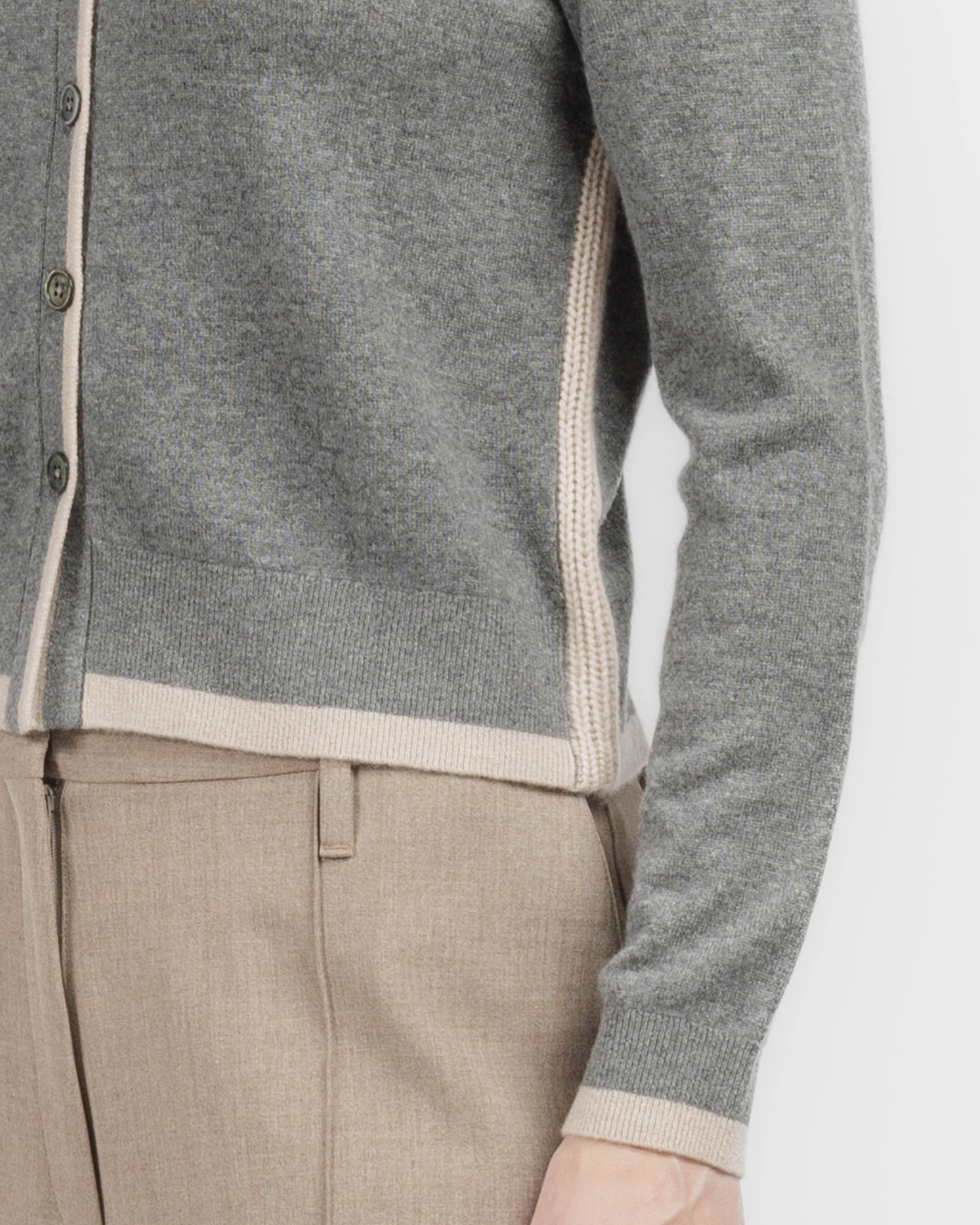 Mock Layered Cardigan