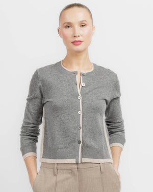 Mock Layered Cardigan