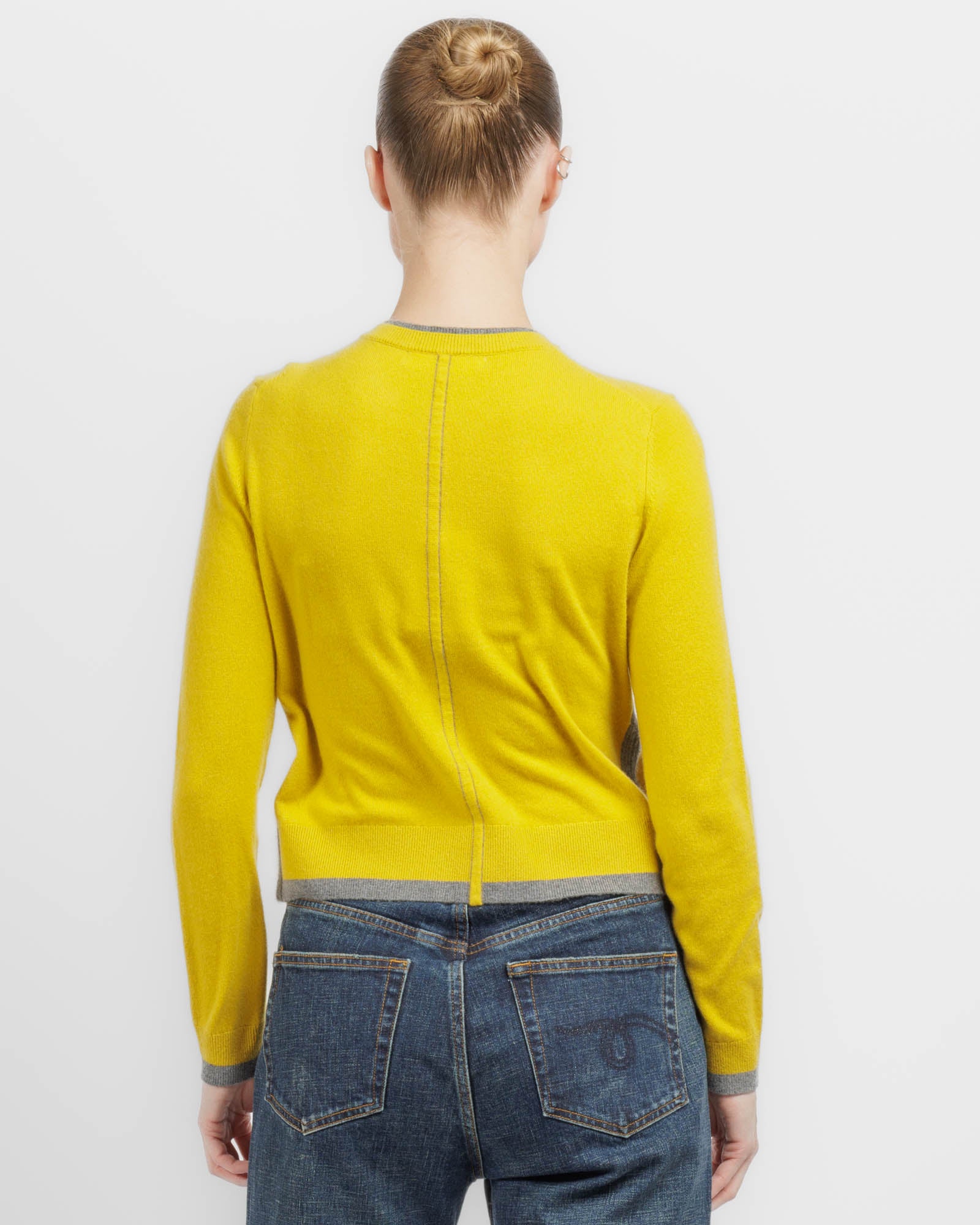 Mock Layered Cardigan