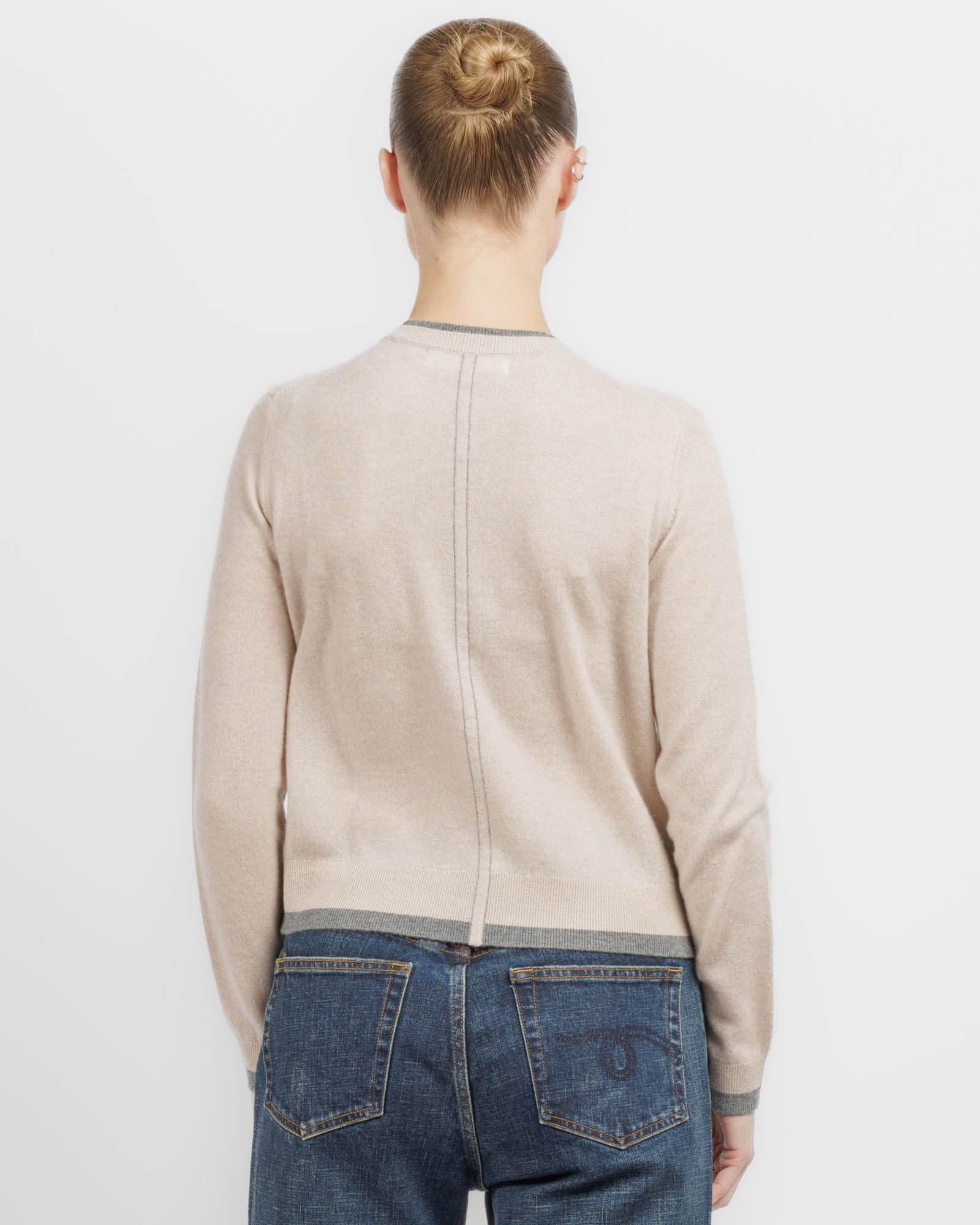Mock Layered Cardigan