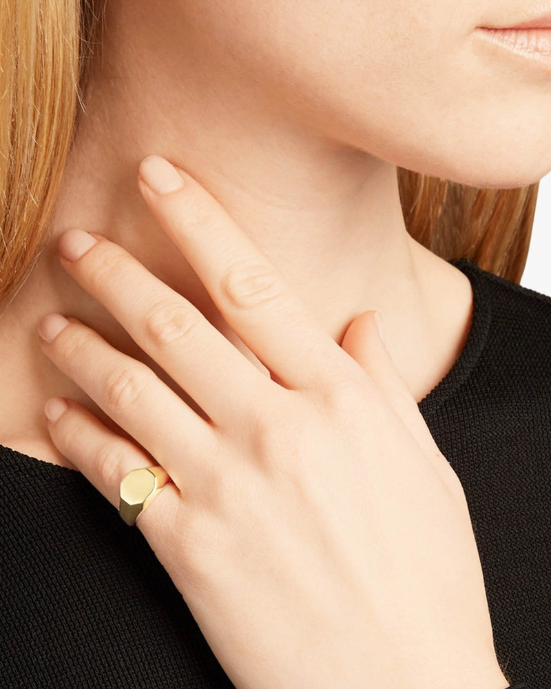 Octagon Signet Ring