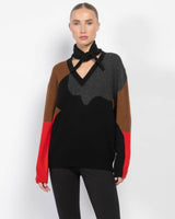 Foulard Knit Sweater