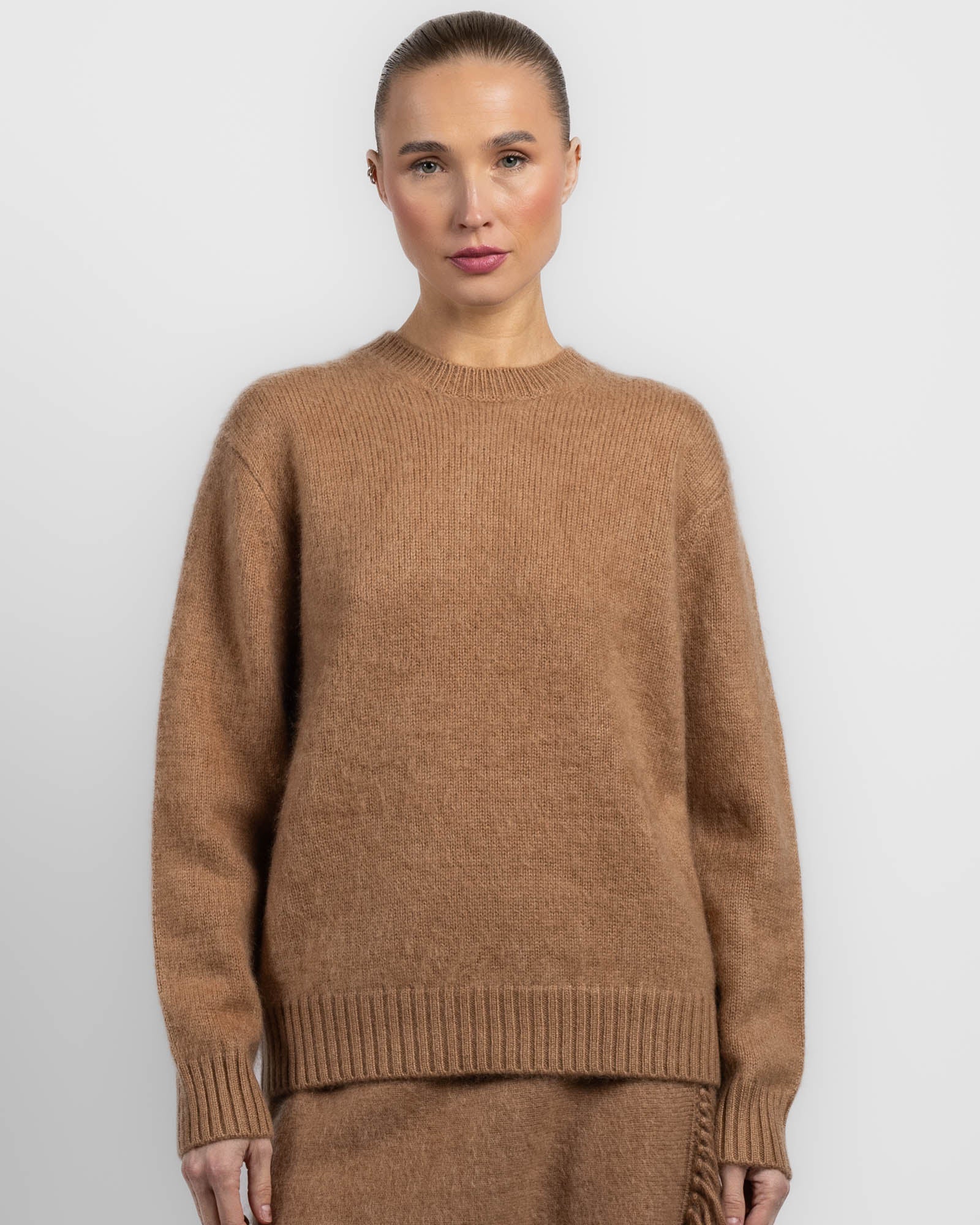 Pull ras du cou en cachemire