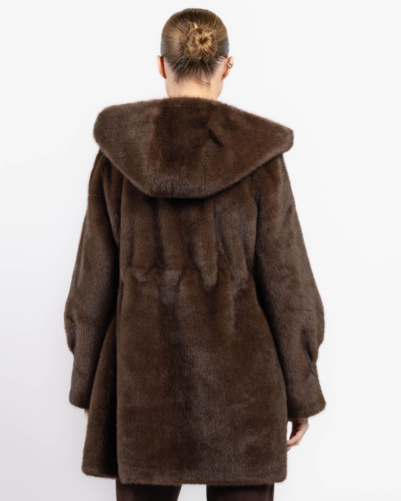 Manteau en fausse fourrure