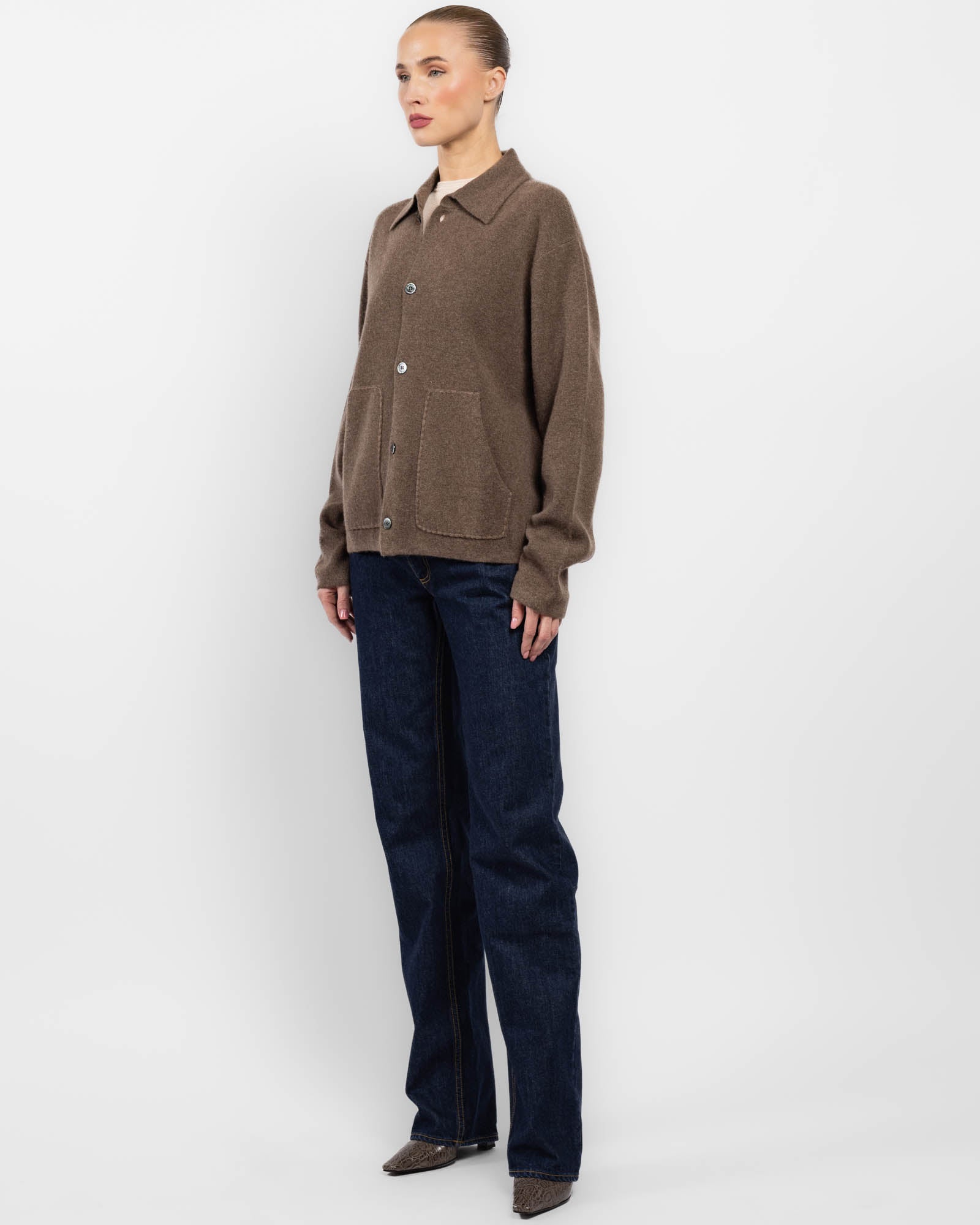 Veste à poche plaquée