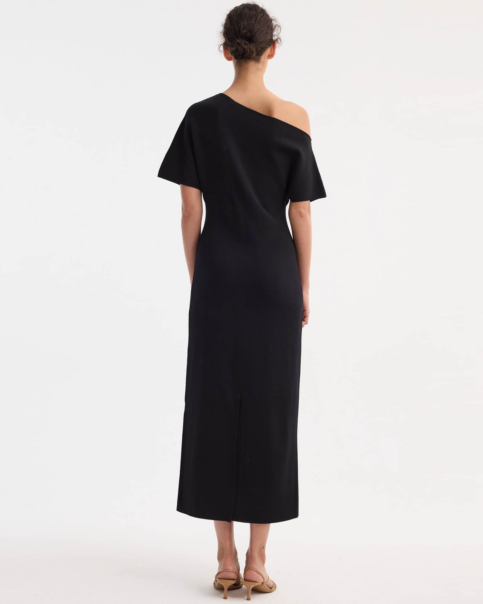 Asymmetric Knitted Dress
