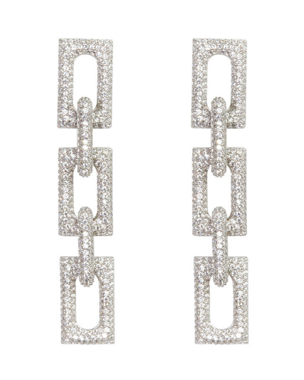 Flat Block Earrings